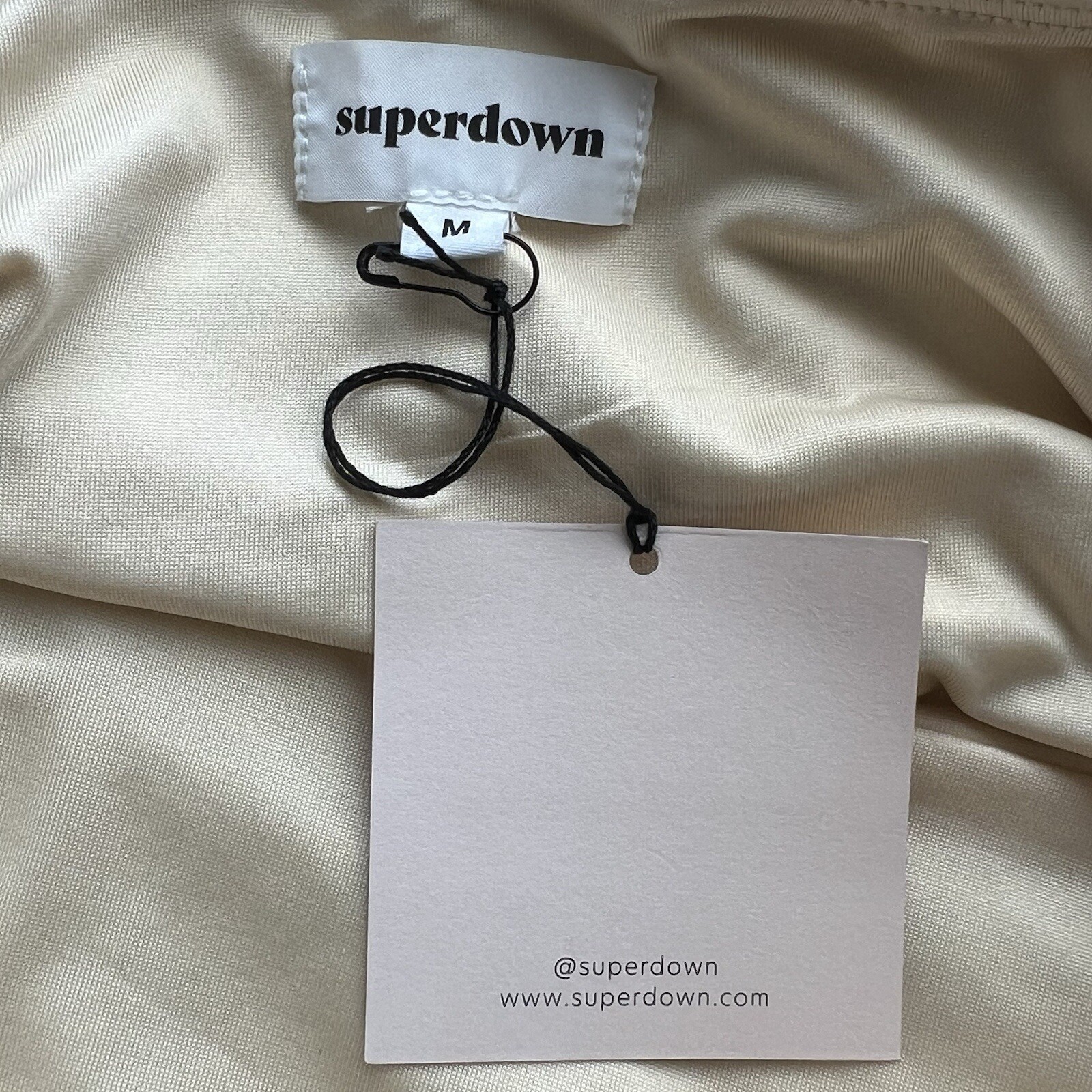 Revolve Superdown Brown Halter Sleeveless Julieta Mini Dress Medium New J25