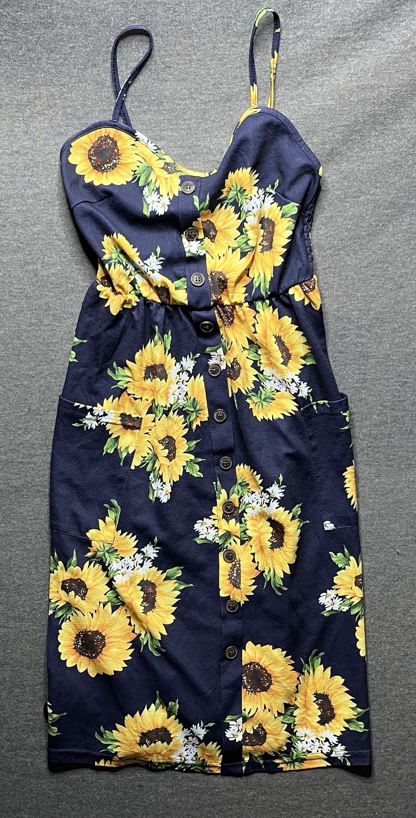 Summer Women Boho Sunflower Strappy Floral Maxi Beach Sundress Party Long Dress