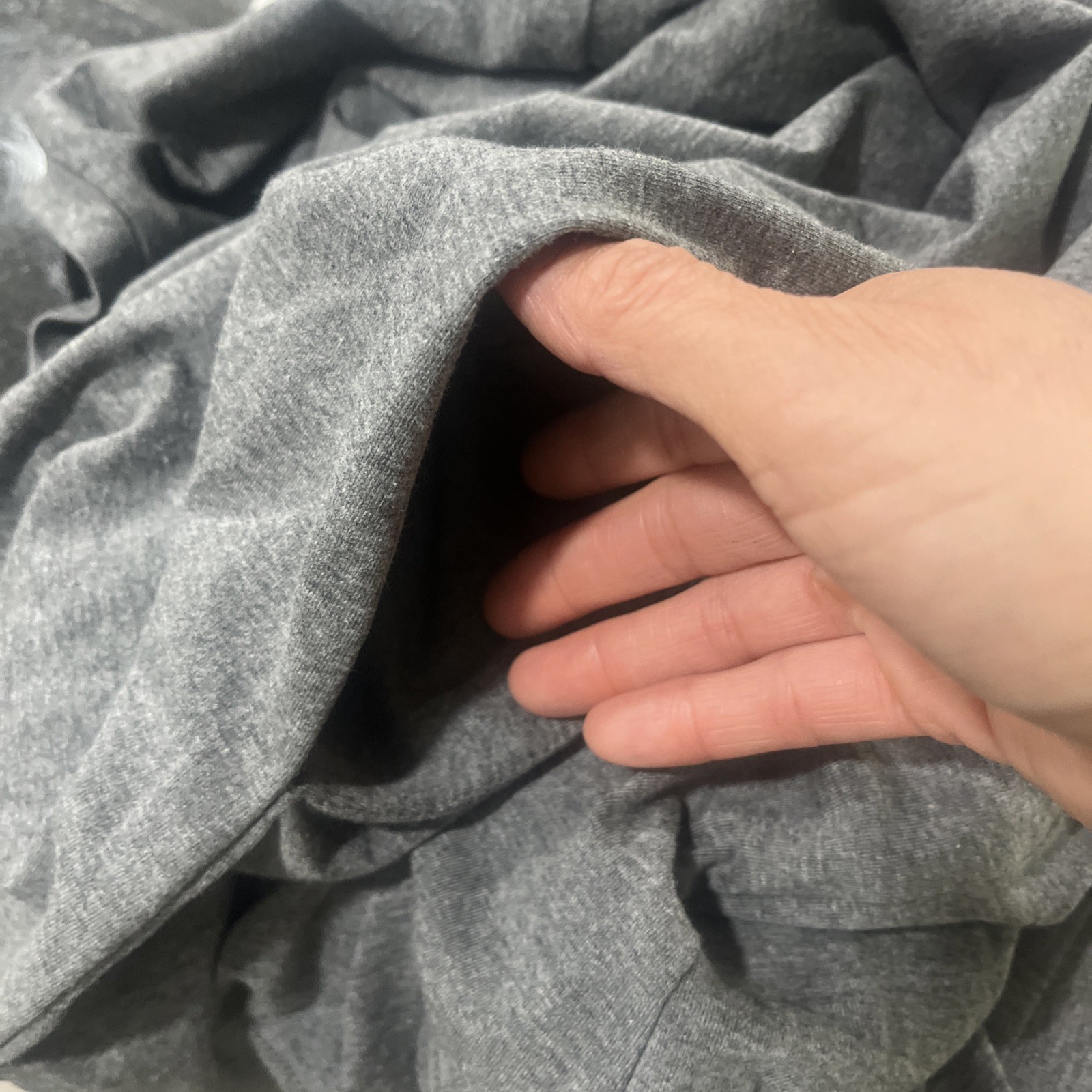 Wenrine Comfortable Dress, Gray Color, Size L, with pockets