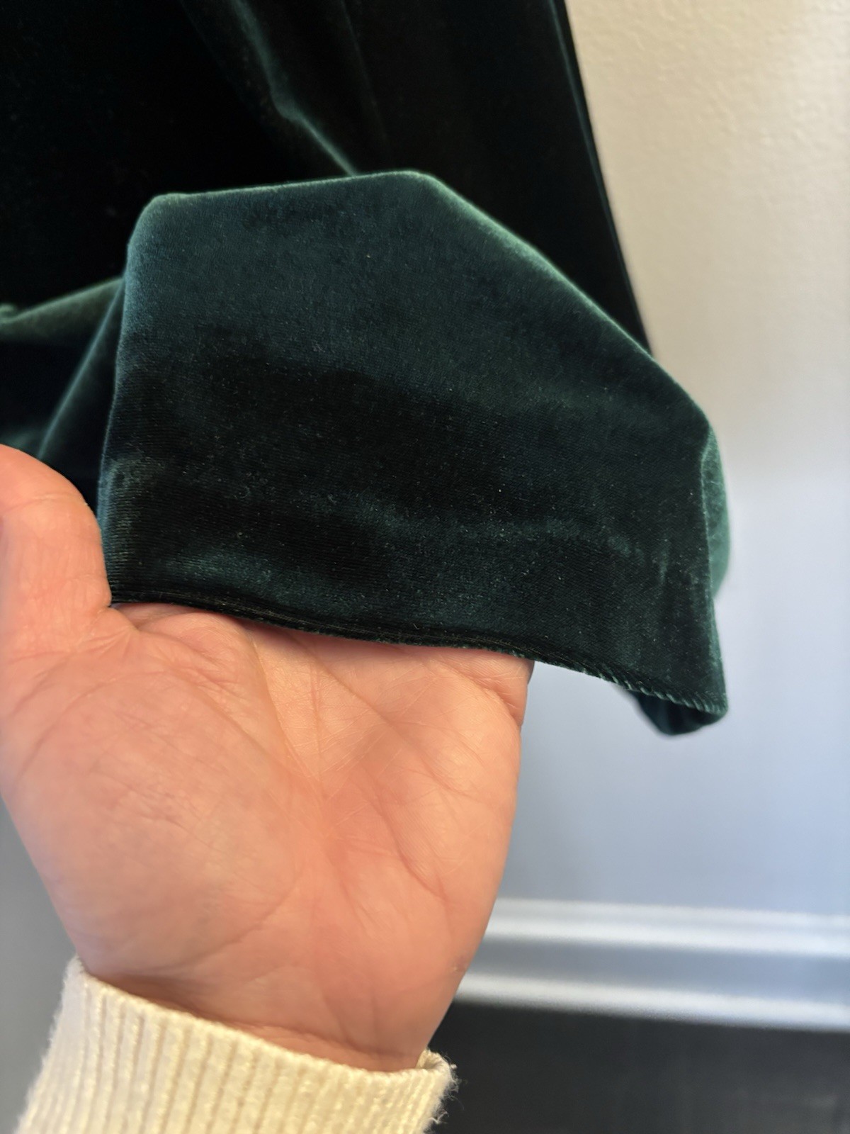 Connected Apparel Green Velvet Wrap Dress Size 6 Stretchy Y2K Sri Lanka