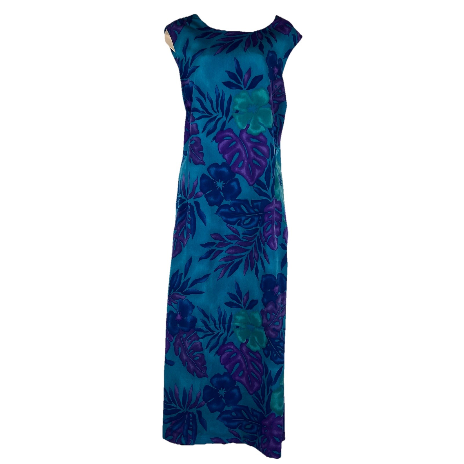 Expressions Dress Women’s Plus 24W Below Knee Sleeveless Floral Shift Sundress