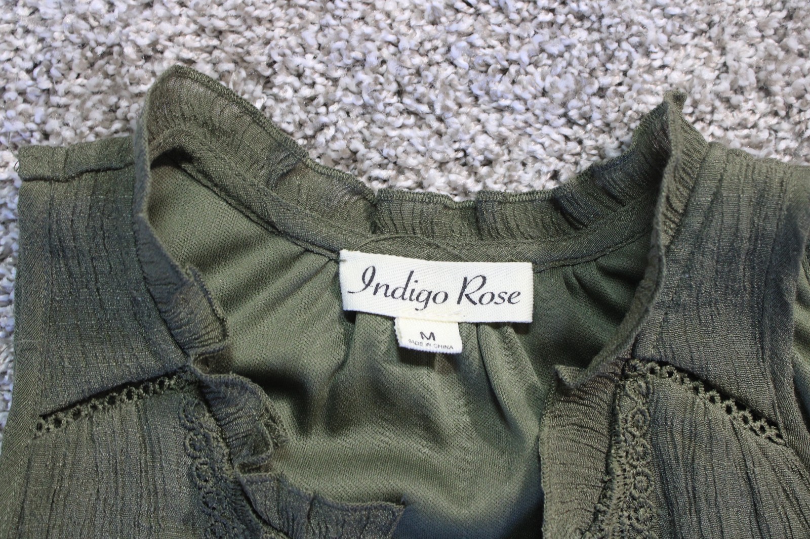 Indigo Rose Dress Medium Green