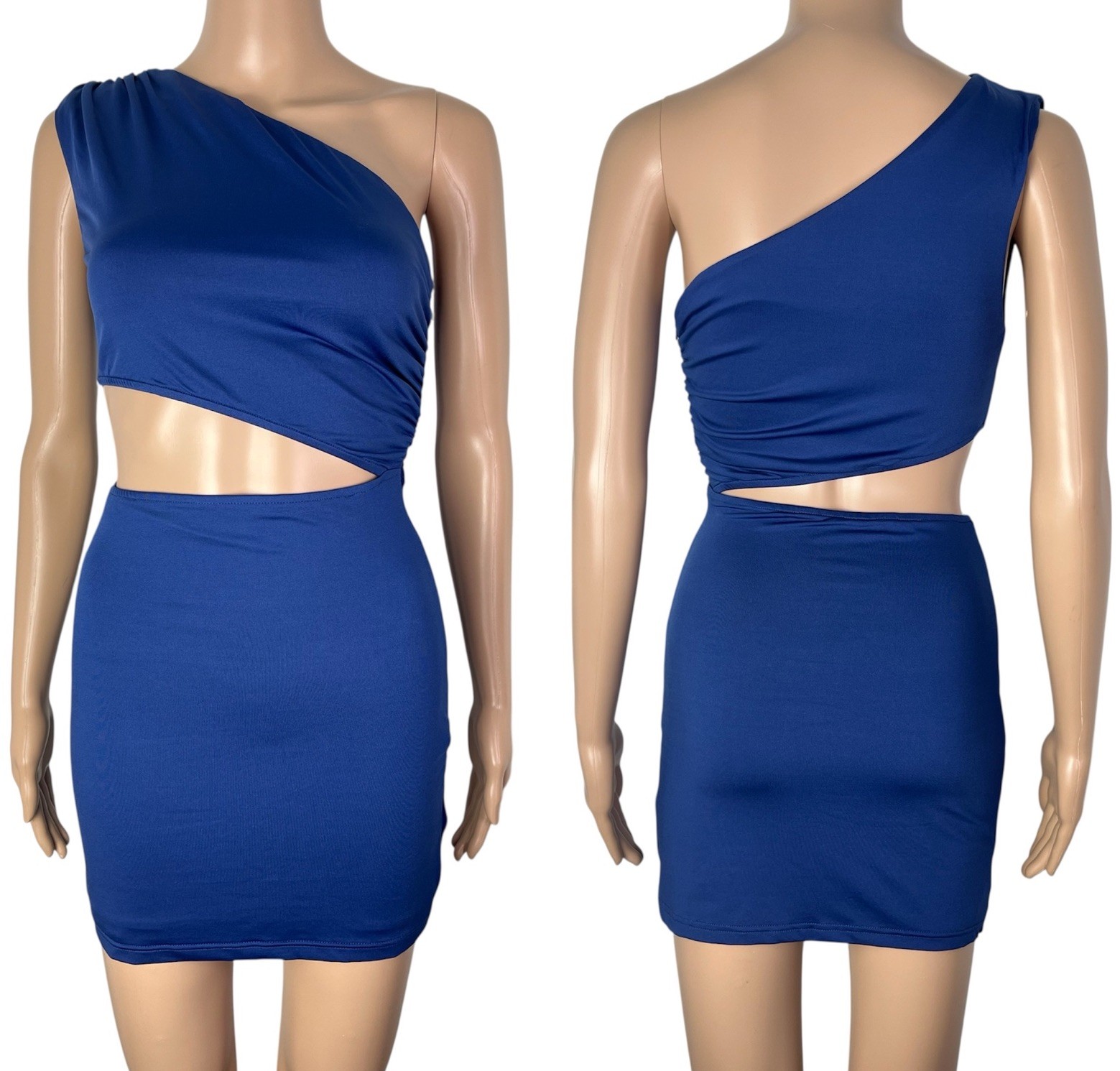 Revolve x Superdown Eliza One Shoulder Cut Out Bodycon Sexy Mini Dress Size XS