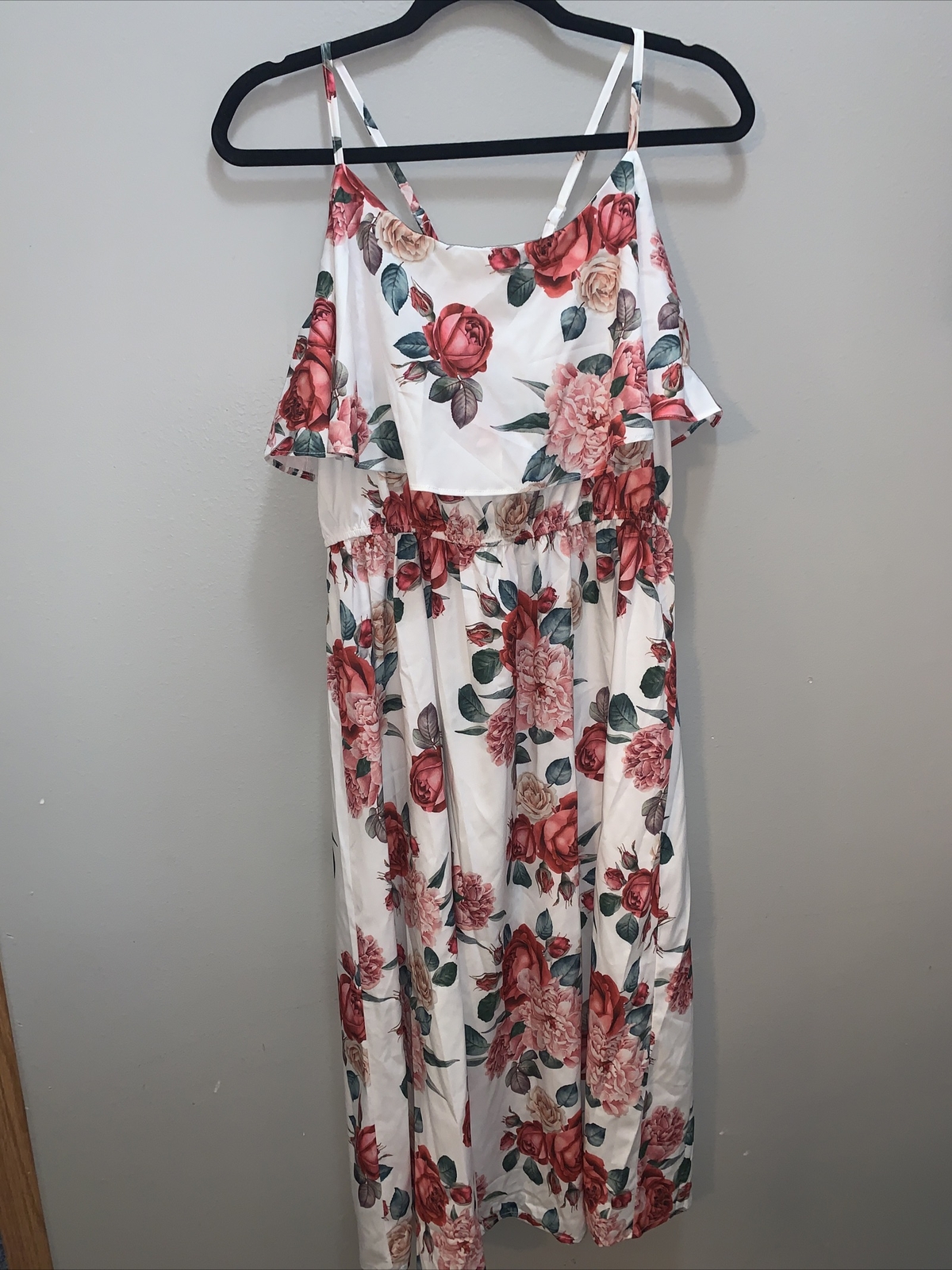 PatPat Women’s Floral Print Fitted Tank Dress Juniors Size XL #158