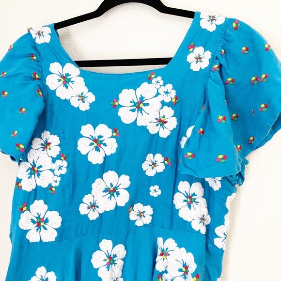 All Things Mochi Kay Dress in blue