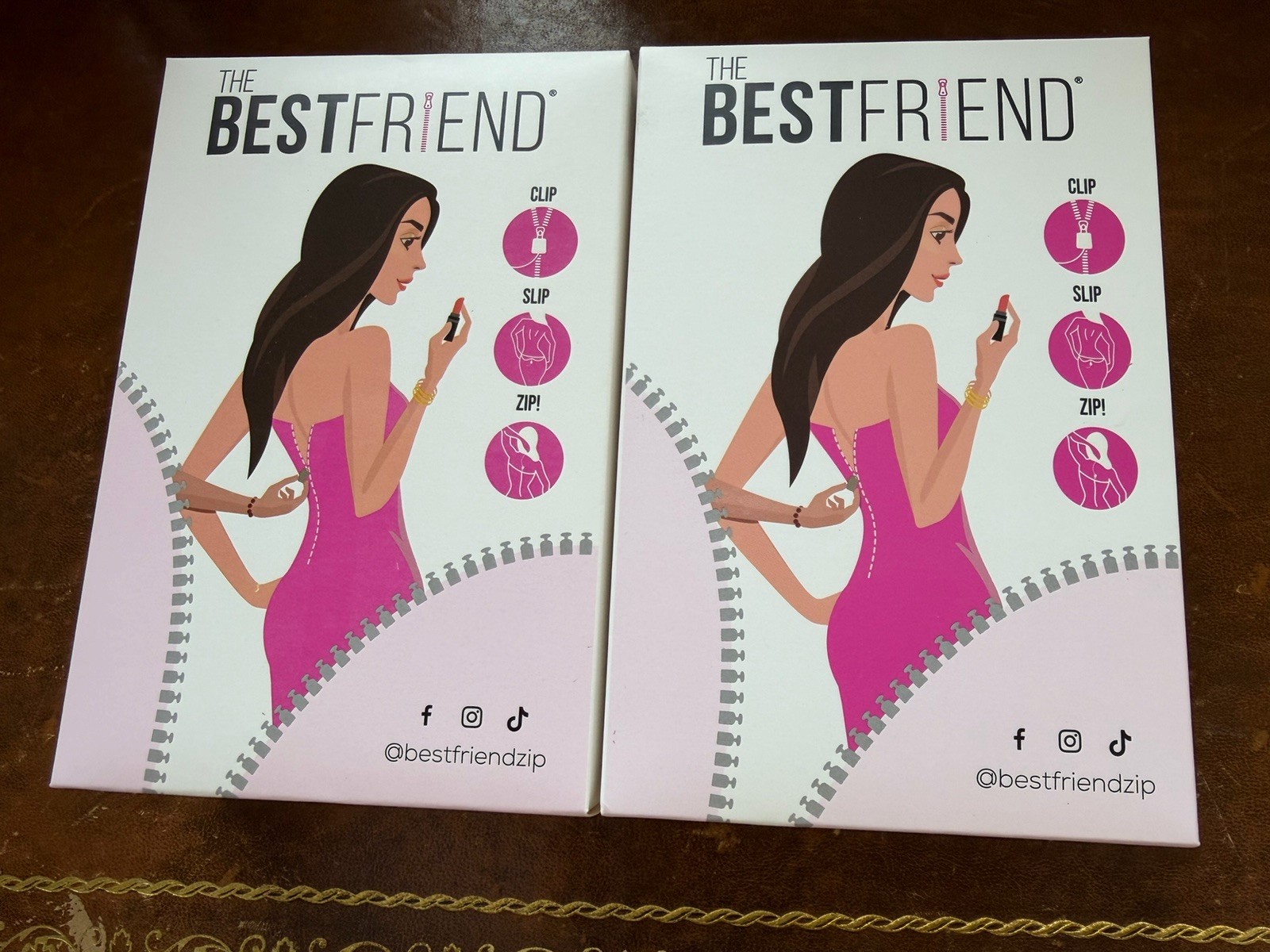 The Best Friend Zipper Dress Accessory – Clip, Slip, Zip New Two Pack