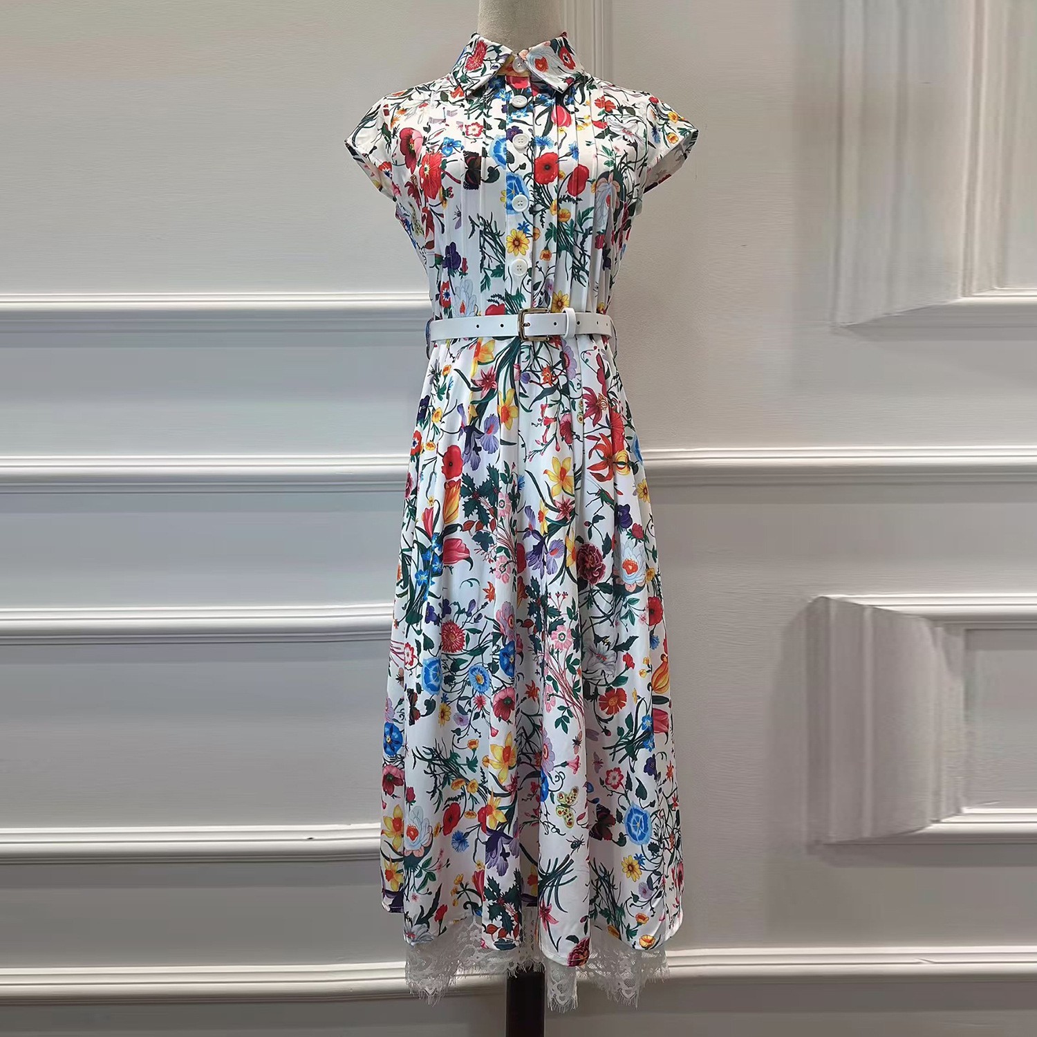Factory 2026 New Summer high-end customization Fashion Printing Dress S-XXL