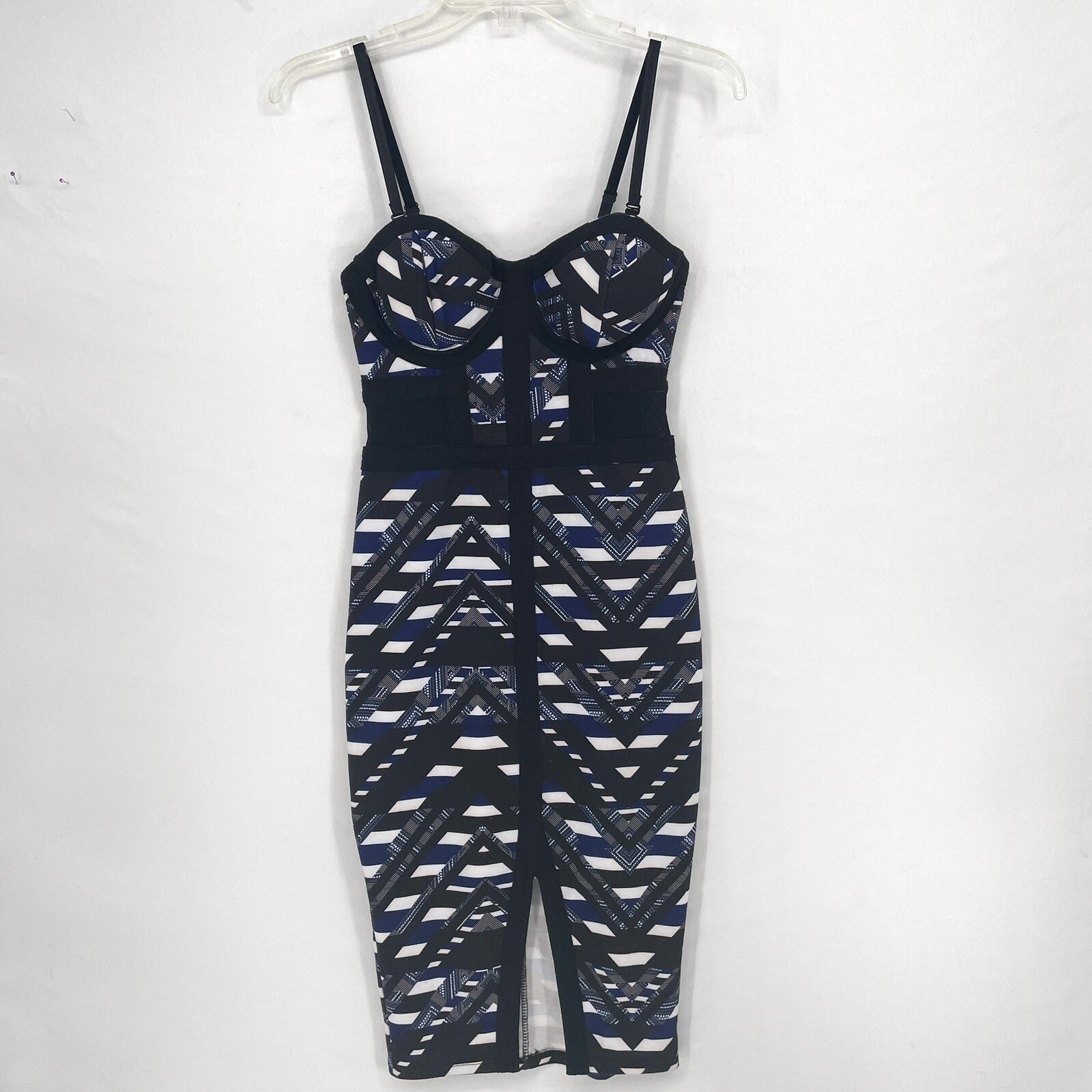 Womens Dress “Material Girl” Size Small Body Con NWT Multi Color