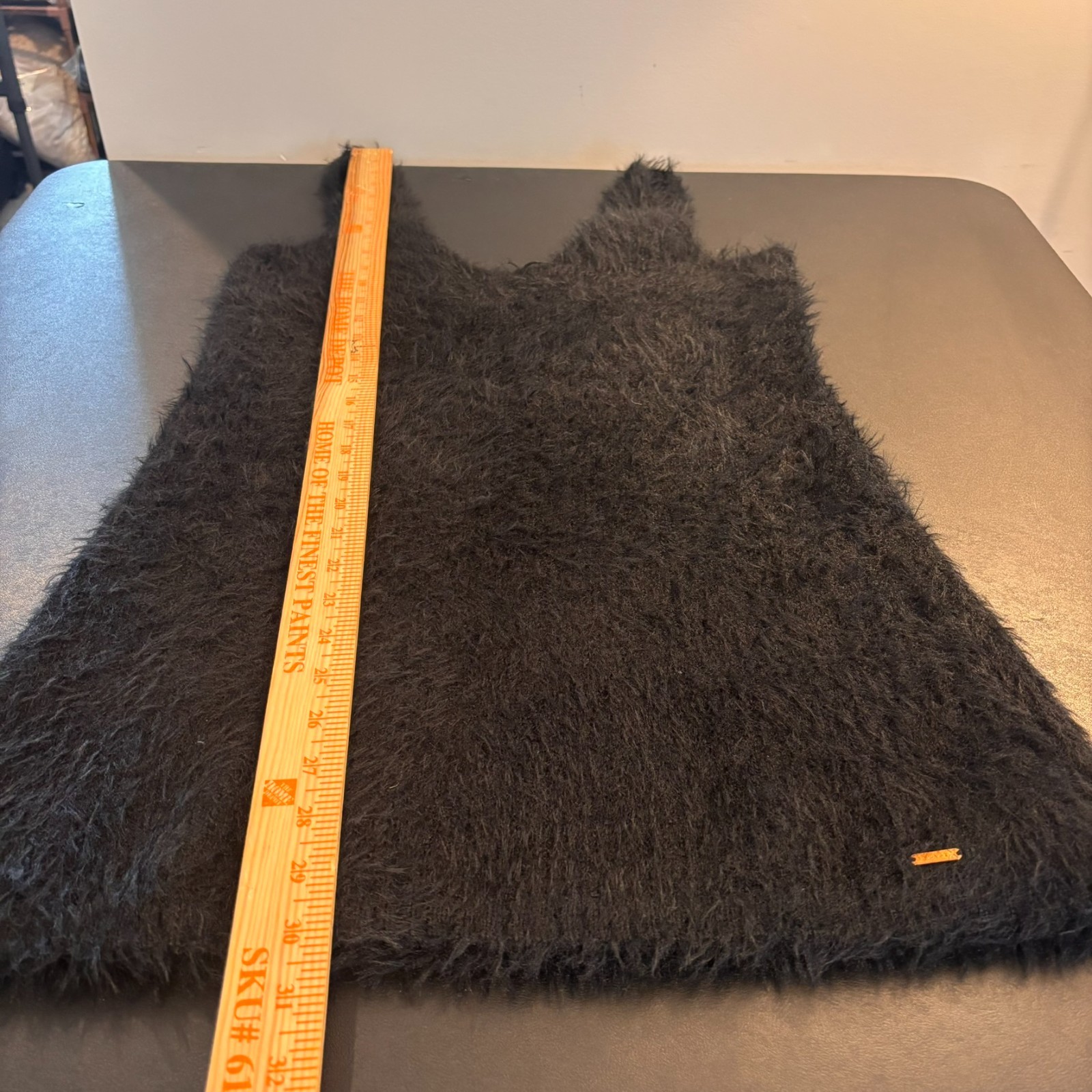 Savage X Fenty Too Plus Sweater Slip Womens Black Dress sz Large (12-14) Sexy