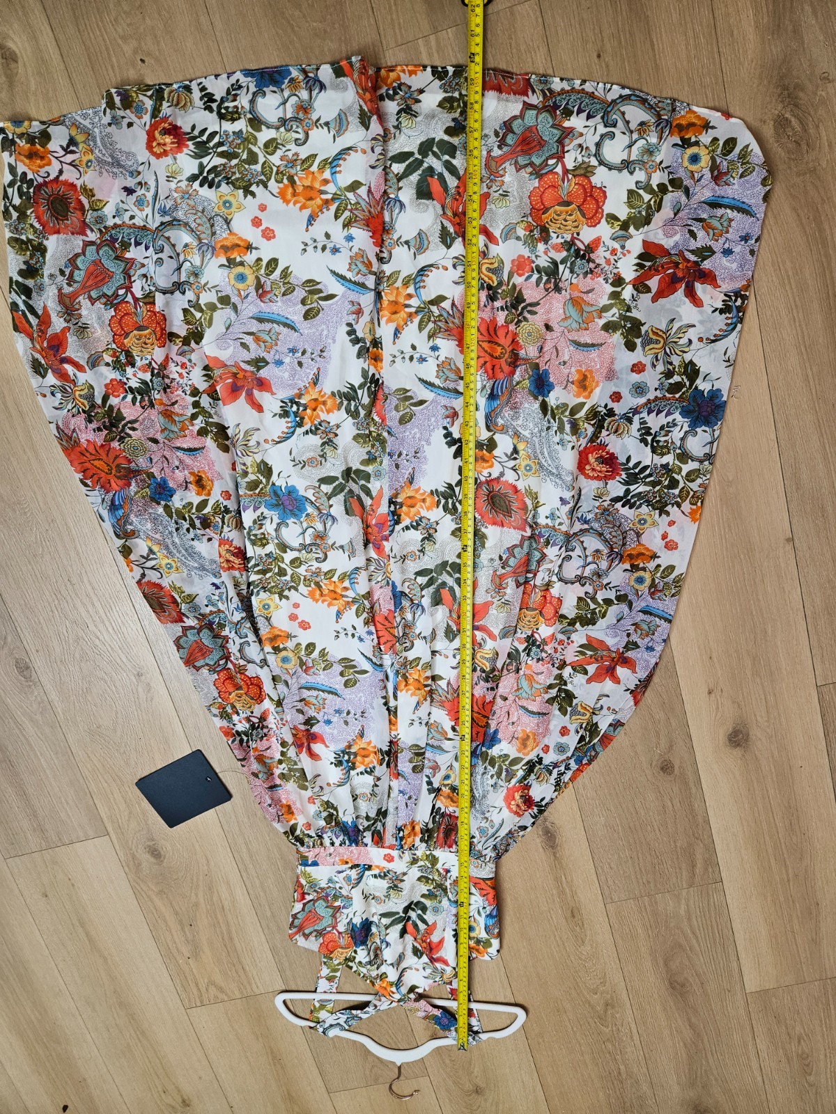 NWT Lulus Lilja Blue&Cream Floral Print Maxi Dress Size Small Classic