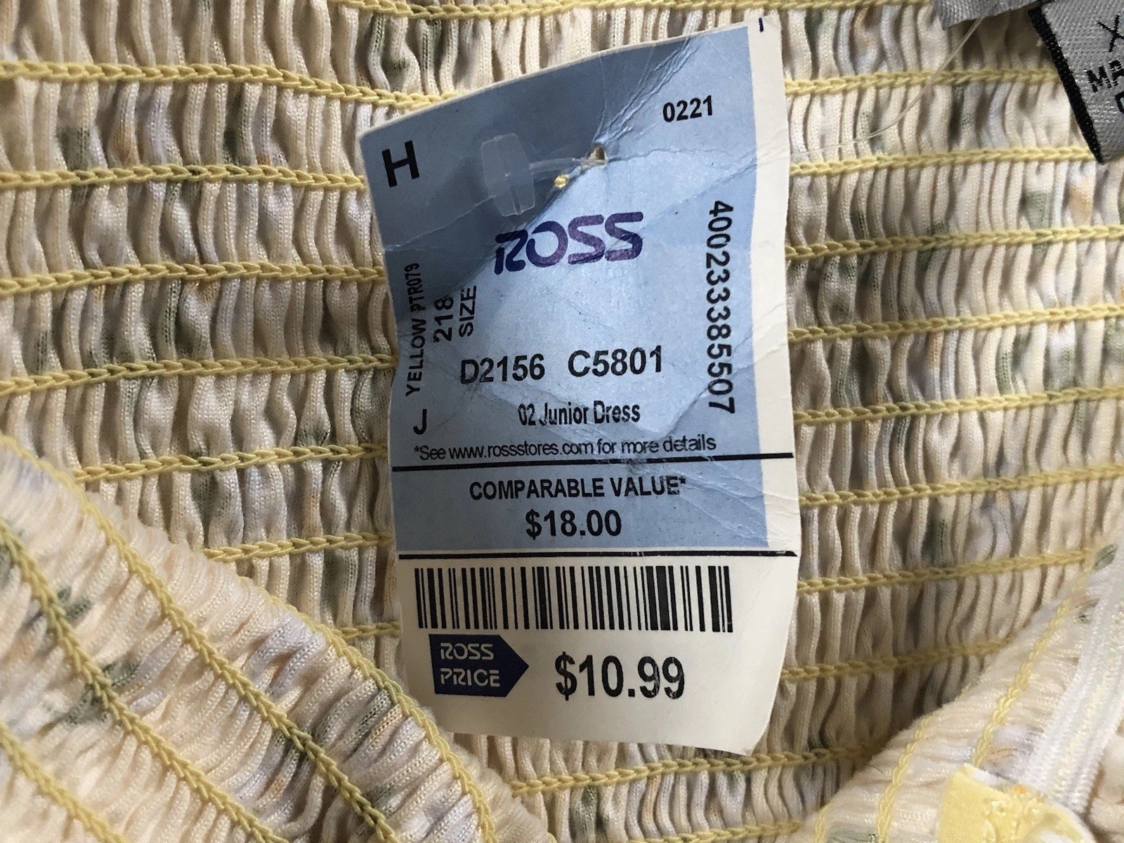 J for Justify XL Yellow Floral Summer Dress Daisies