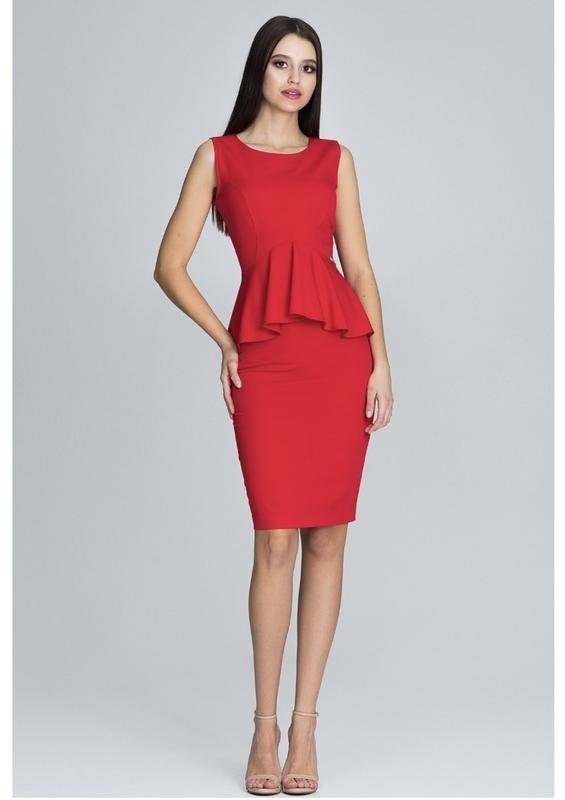 Women Ganni Dress Red Viscose M