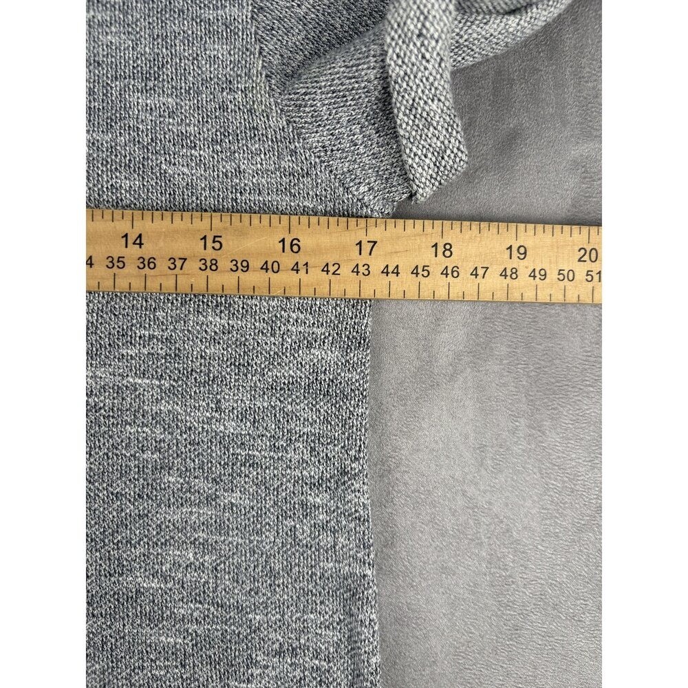 Lou & Grey Heather Gray Knit T-Shirt Midi Dress XS