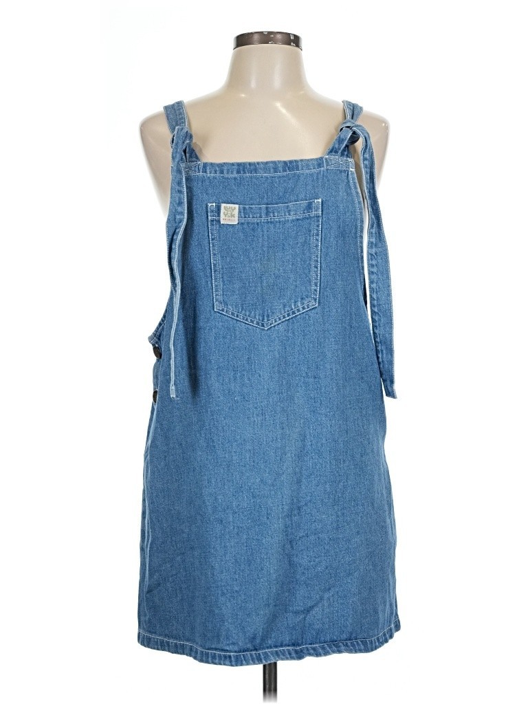 Lucy & Yak Mini Pini Dress Denim Mid Wash Large / UK 18-20 EUC Organic Cotton