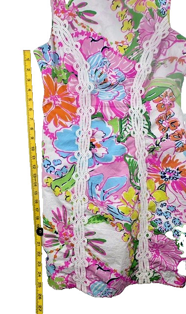 Lilly Pulitzer for Target Nosey Posey Tropical Floral Shift Dress Women Sz 6
