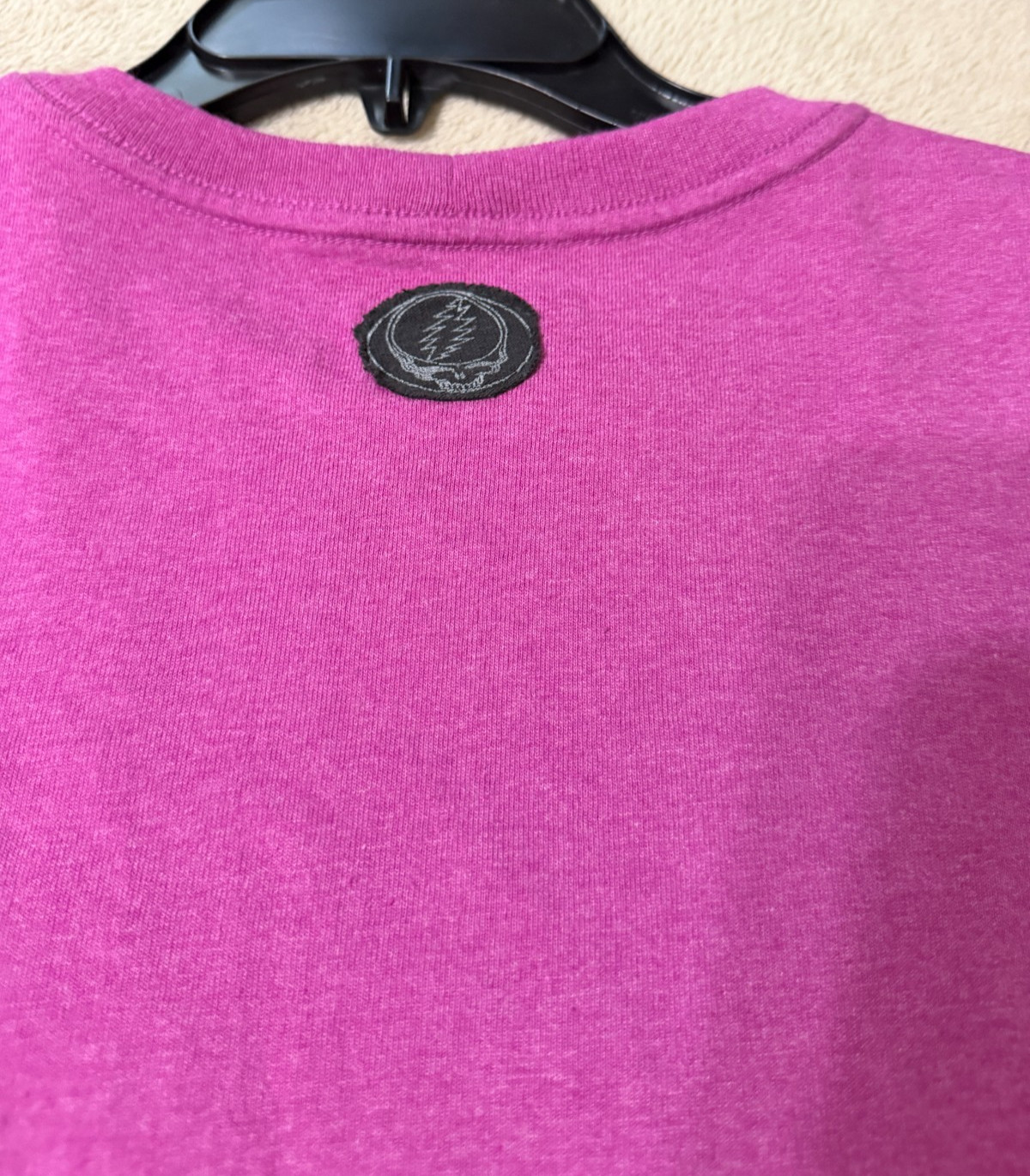 Grateful Dead Carhartt Upcycled Tee Dress XL Zebra Ruffle Velvet Familiar
