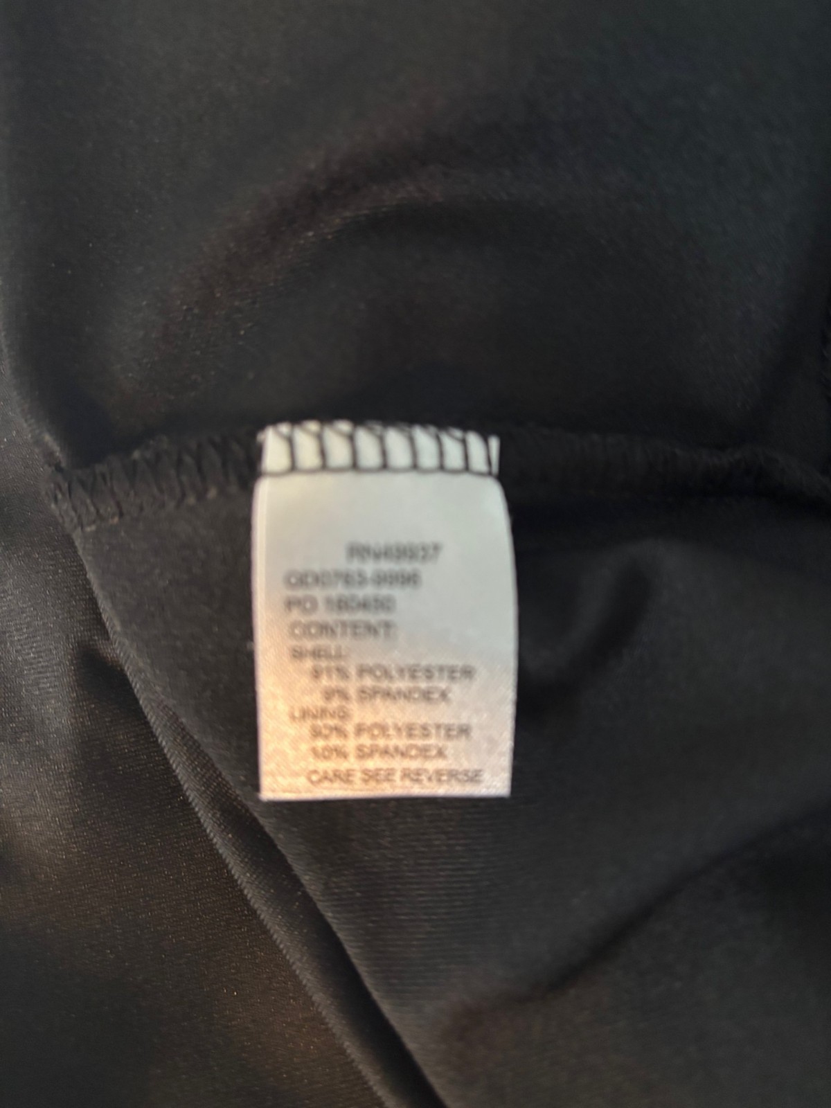 Tail Gwen Activewear Hexa 1/4 Zip Sleeveless Golf Dress Pockets Black White M