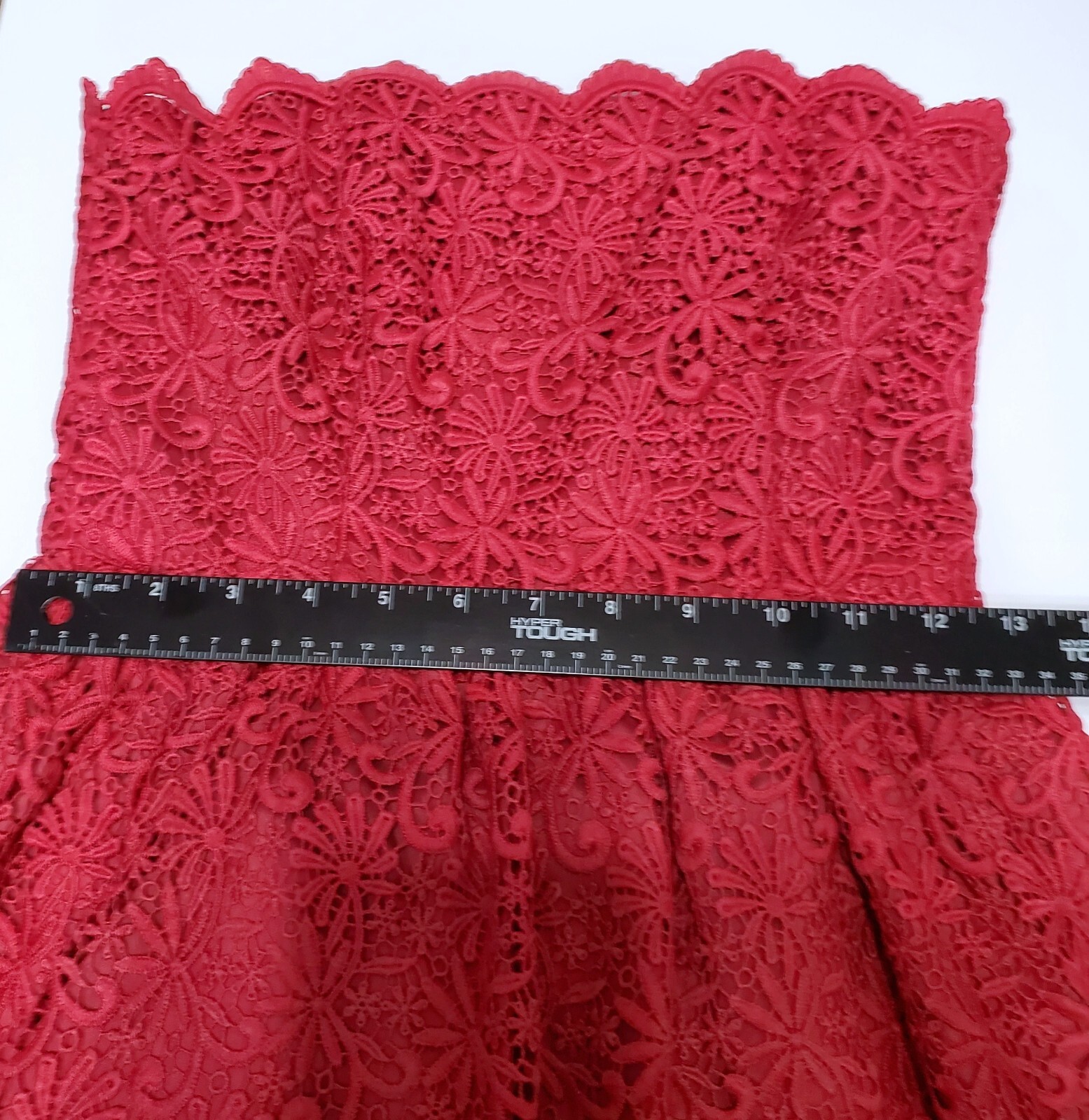 Jill Jill Stuart Chic Raspberry Crochet Strapless Cocktail Party Sz 2 Dress $478