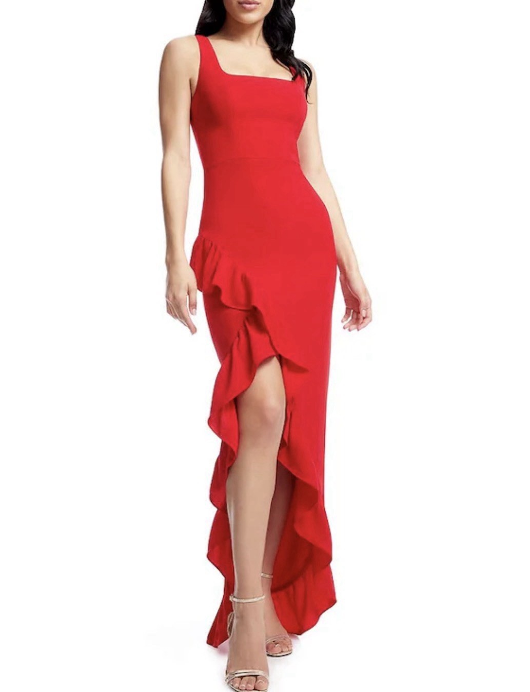 Dress The Population Women’s Charlene Dress Red Formal Long XXL NWT $198