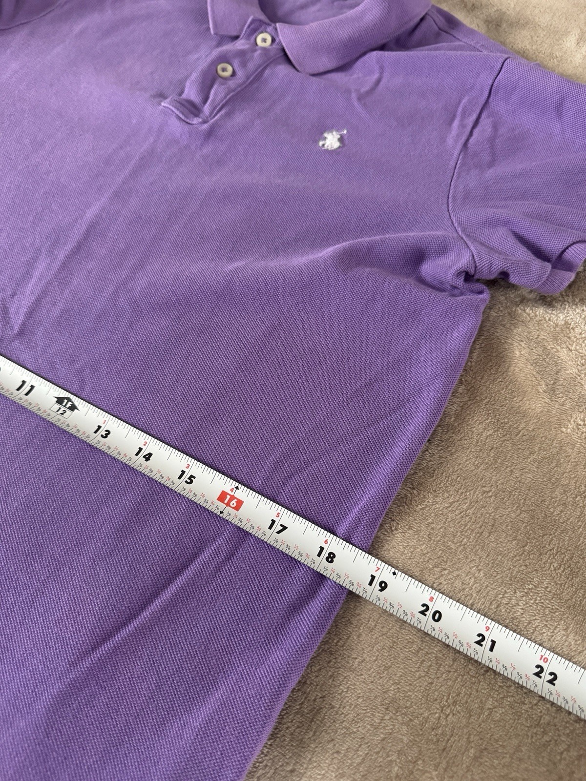 Polo Ralph Lauren Mesh Mini Polo Dress Purple L Preppy Tennis Golf Y2K