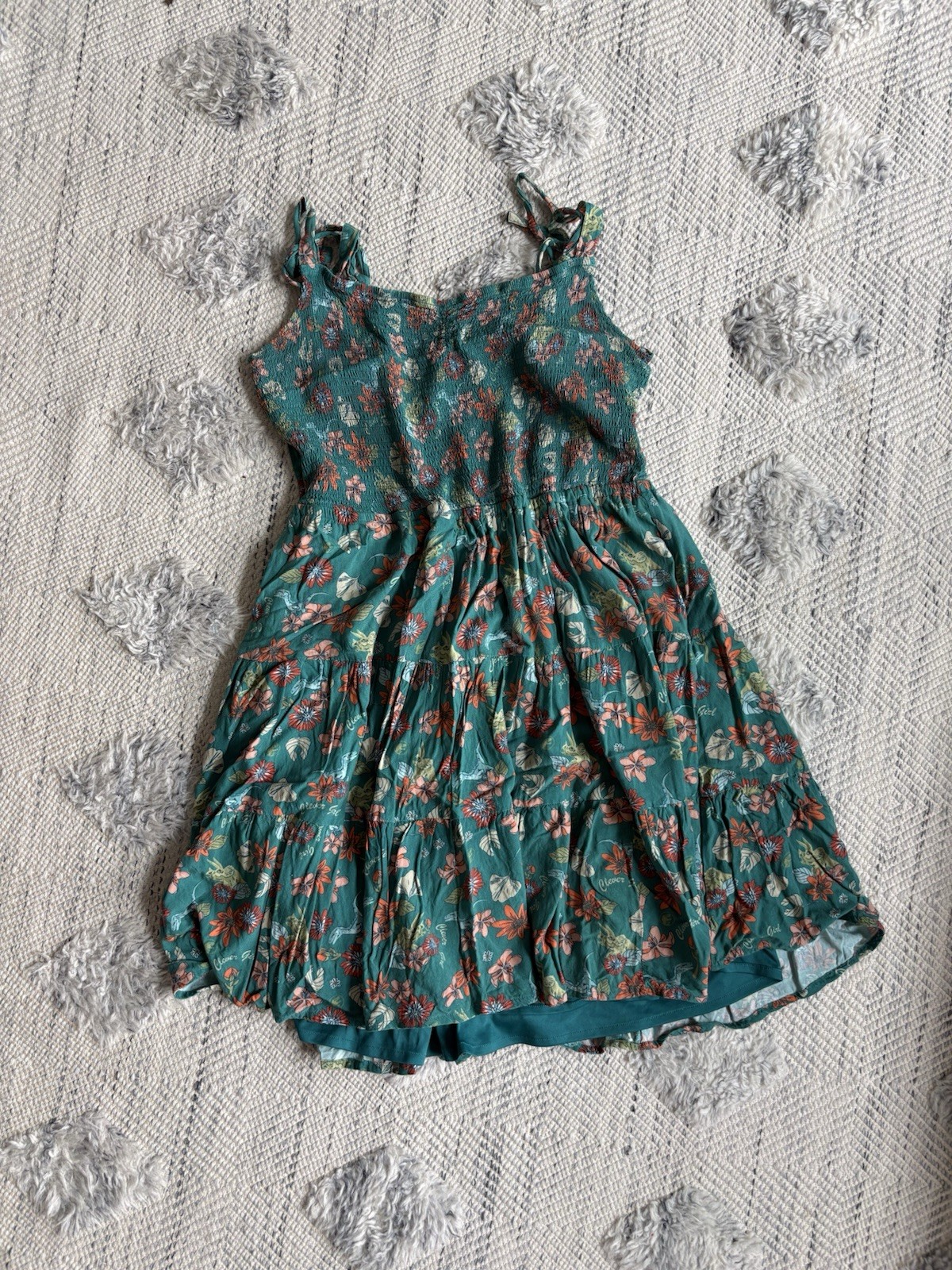 Her Universe BoxLunch Jurassic World Botanical All Over Print Raptor Dress Sz 3