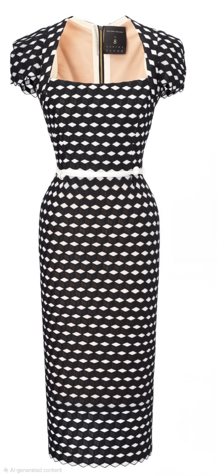 Vintage Roland Mouret iconic Galaxy Dress uk 14 16 us 8 12- Wedding Races Cruise