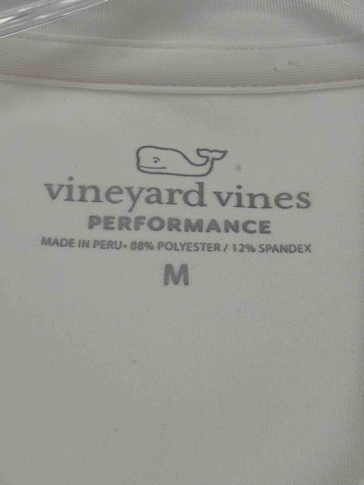Vineyard Vines Performance White Size Medium Knee Length Athletic Dress