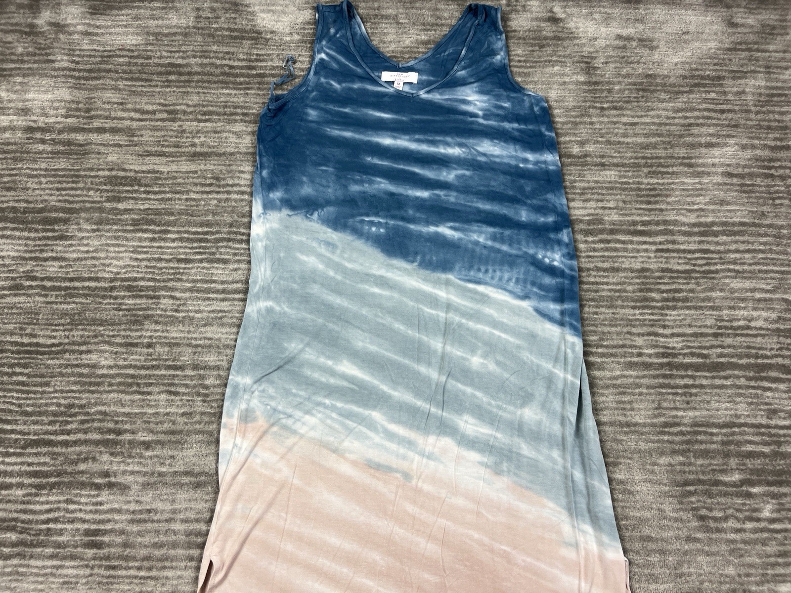 New Directions Studio Dress Womens Medium Multicolor Maxi Sleeveless Tank