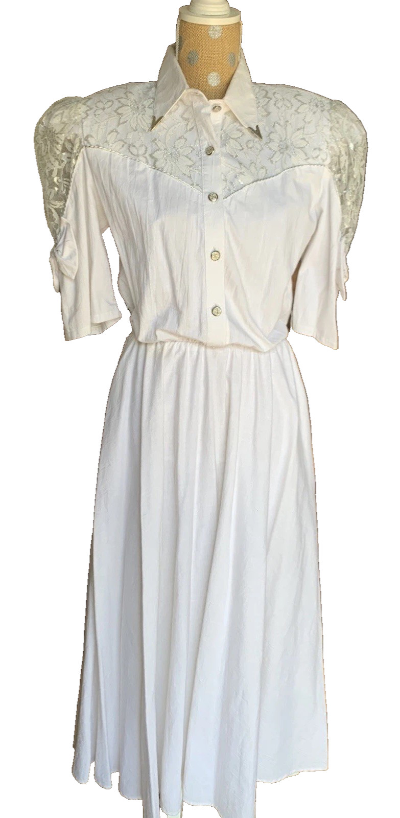 Vintage Western Lilia Smitty Rodeo Dress Cowgirl Rockabilly Made in USA 11/12