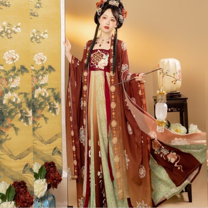Dress Ancient Chinese Costumes6M Queen Hanfu Embroidery Traditional Women Hanfu