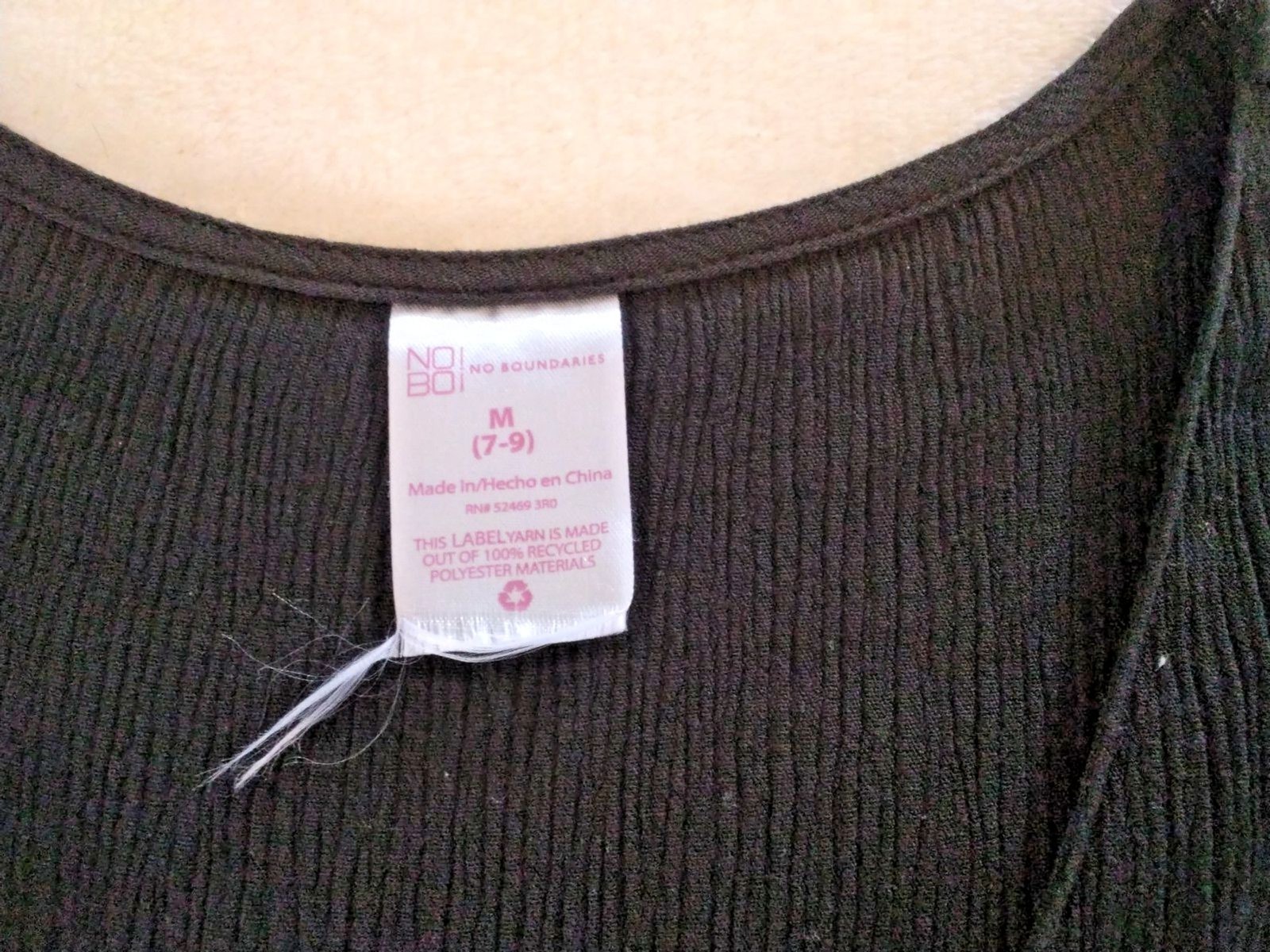 Black Rayon No Bounderies Light Summer Womens Flare Dress Size Medium With