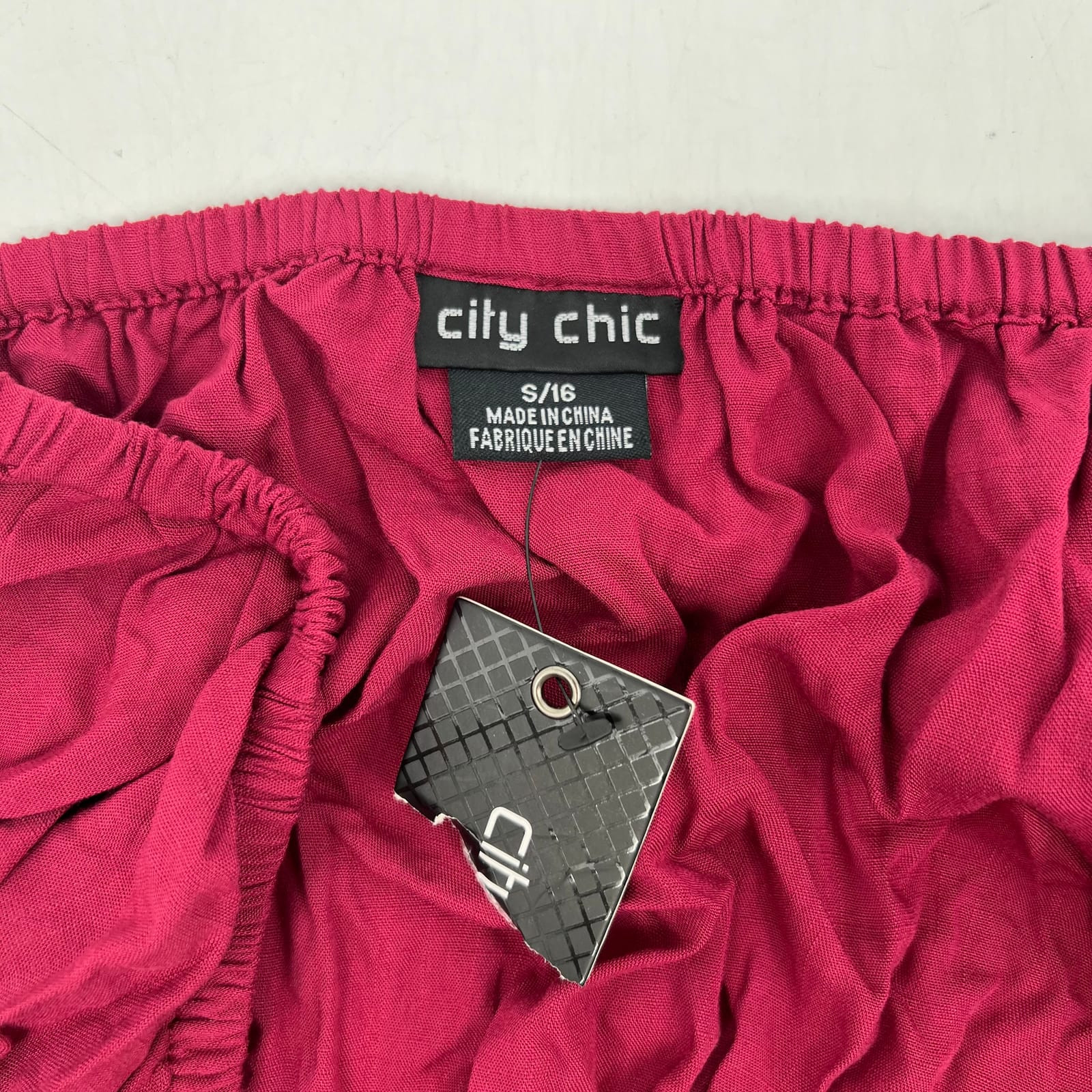 City Chic Purple Classic Pullover Midi Dress | Size 16