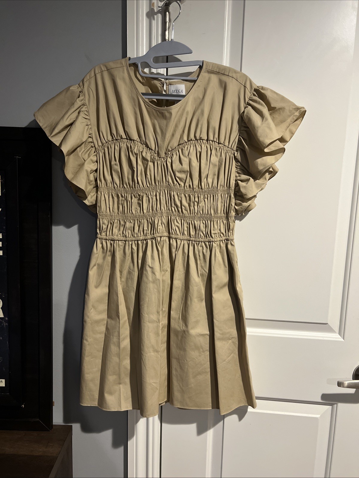MISA Los Angeles Women’s Beige Dress Size Large MSRP $360