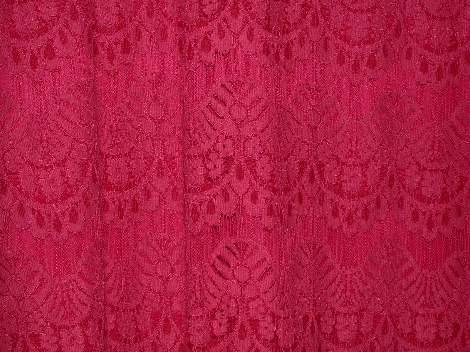Expressions V-Neck Lace Dress ~ Crimson ~ Size XL **NEW**
