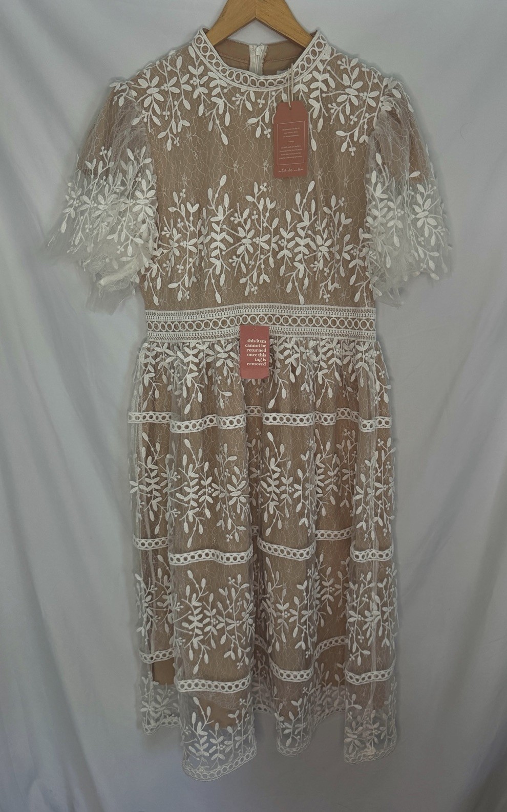 Ivy City Co Sicily Flutter Sleeve Dress XL NWT