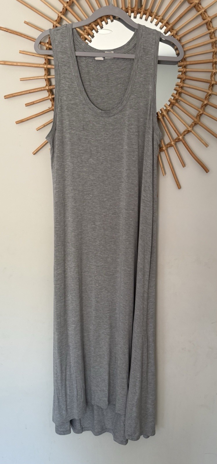 Artisan NY Dress Women’s Medium Gray Sleeveless A-Line Modest Minimalist