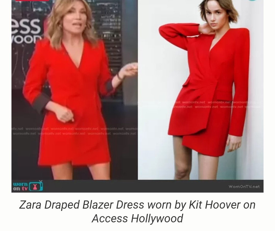 Zara Red Blazer Mini Dress NWT Size S Structured Tuxedo