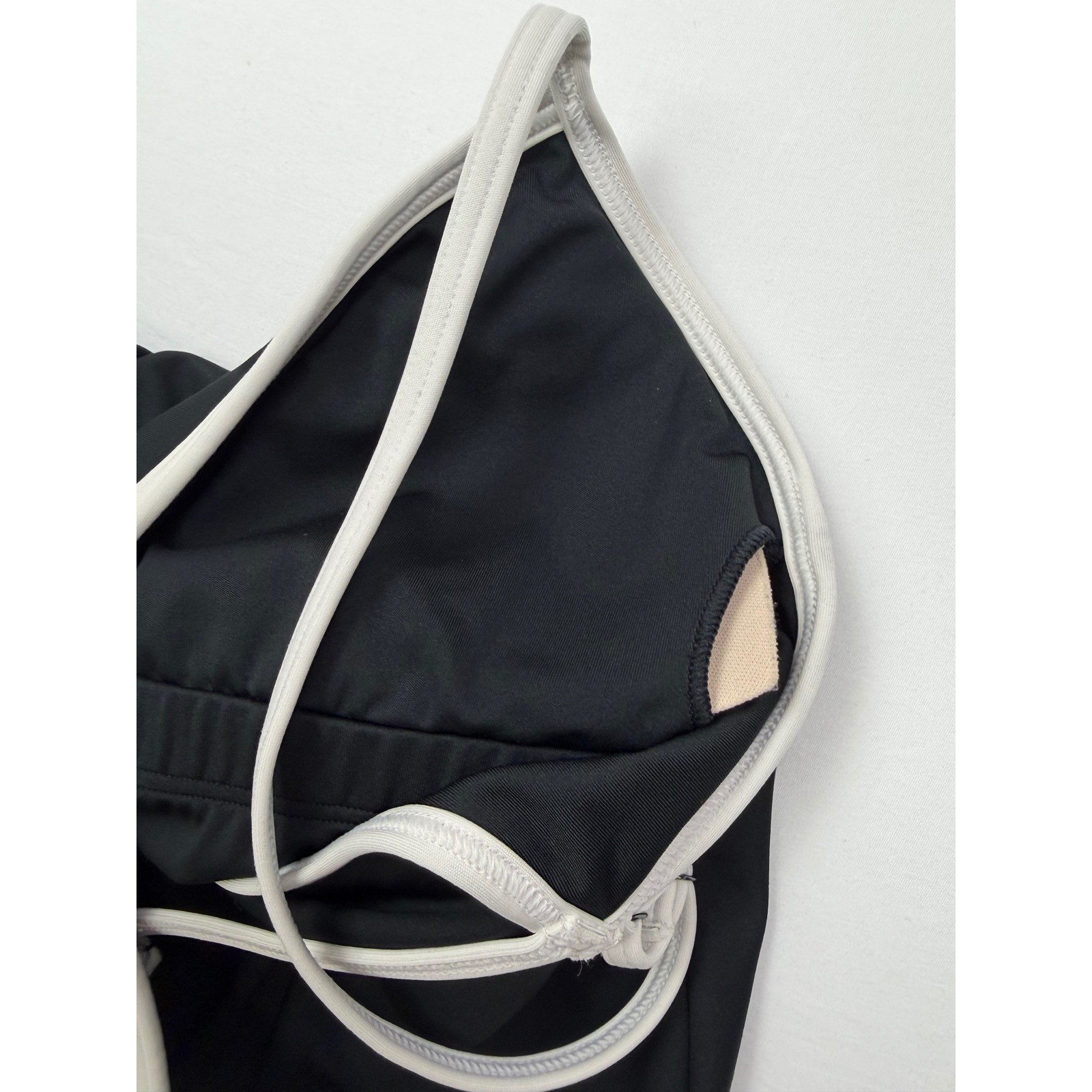 Gilly Hicks Active Dress Black White Trim Built-in Shorts Pocket XS Mini Tennis