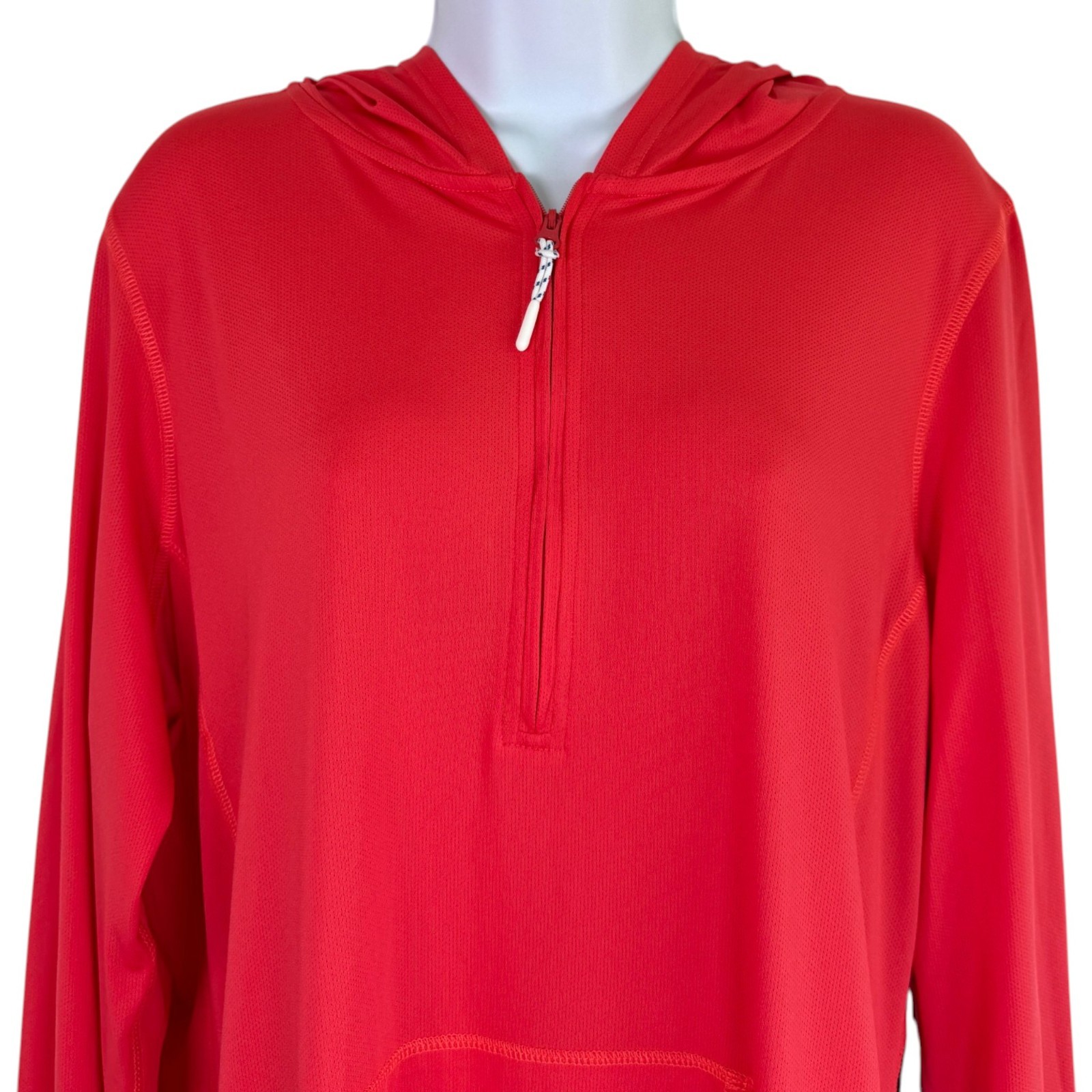 New Bitter End Map Patch Dritek Hoodie Dress Sz XL Coral UPF Beach Coverup BVI