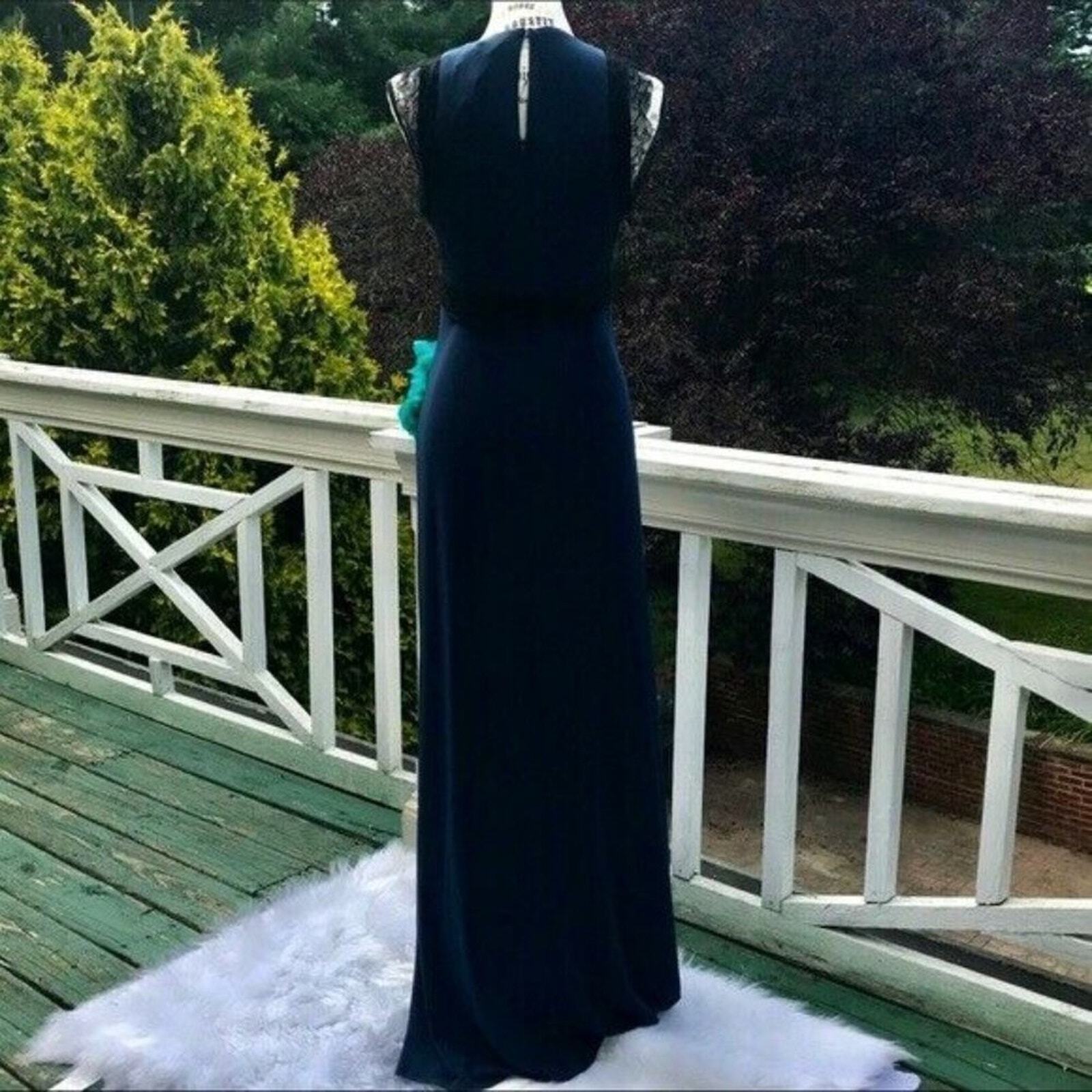 BCBGeneration Lace-Trimmed Evening Dress Size 2 New