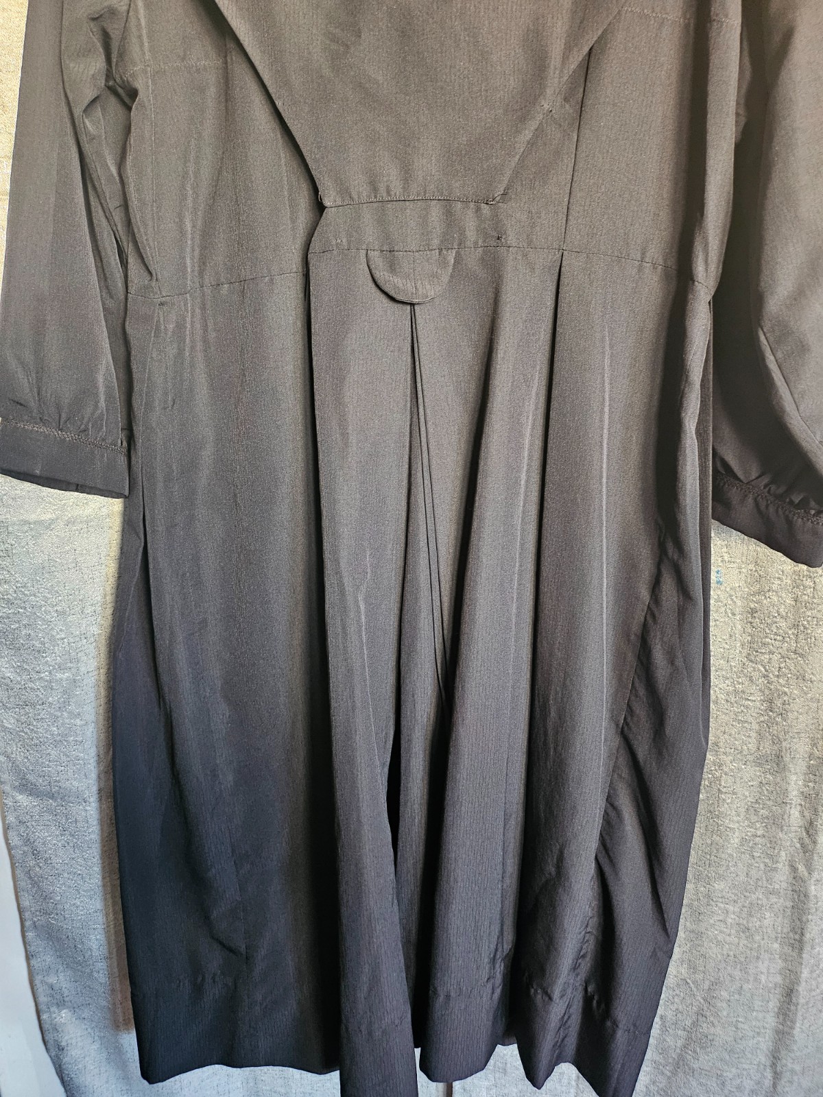 Handmade Amish/Mennonite plain Dress XL 2PCS black B 47″ W40 ” L47