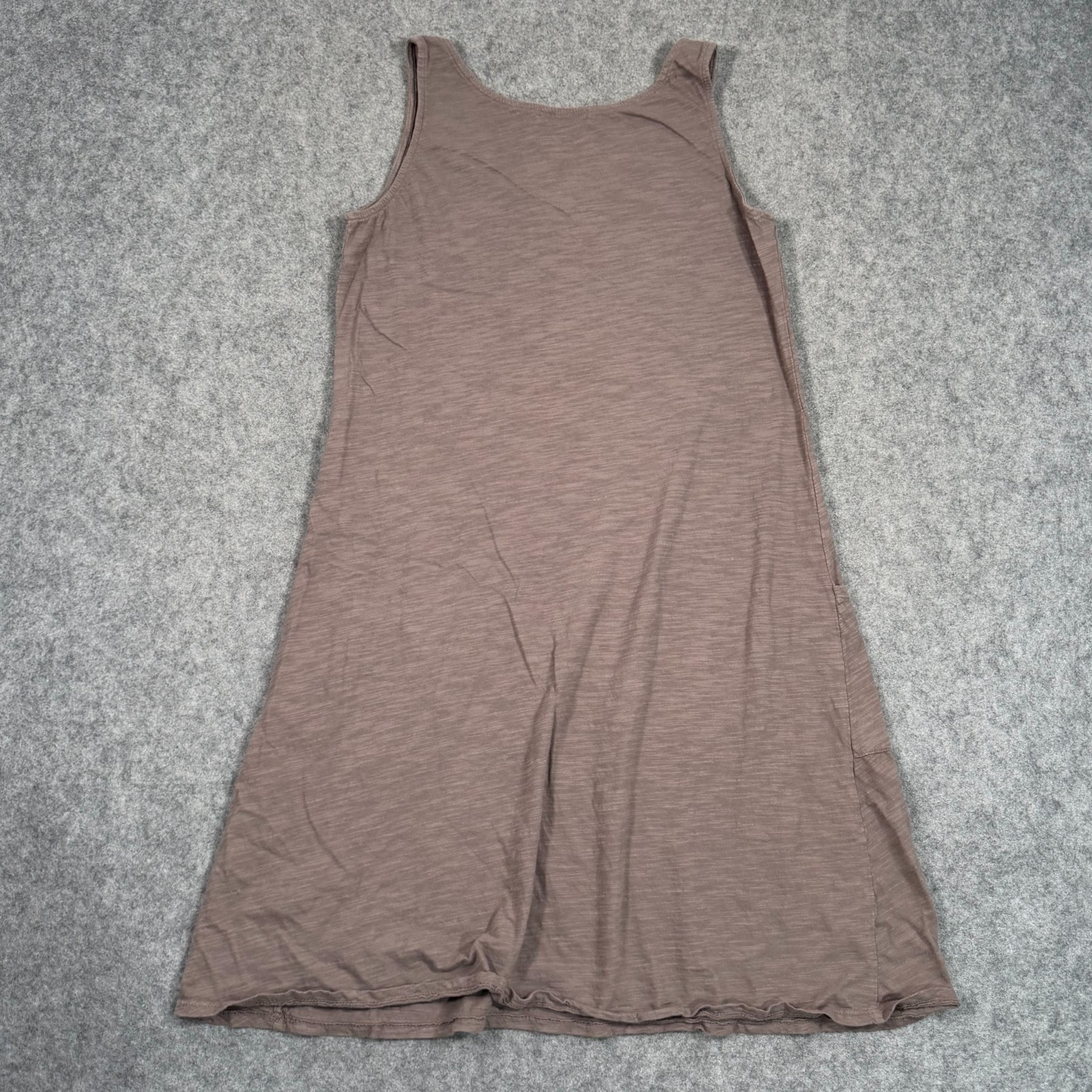 Fresh Produce Heathered Brown Sleeveless Drape Tank Dress Women’s Size Small