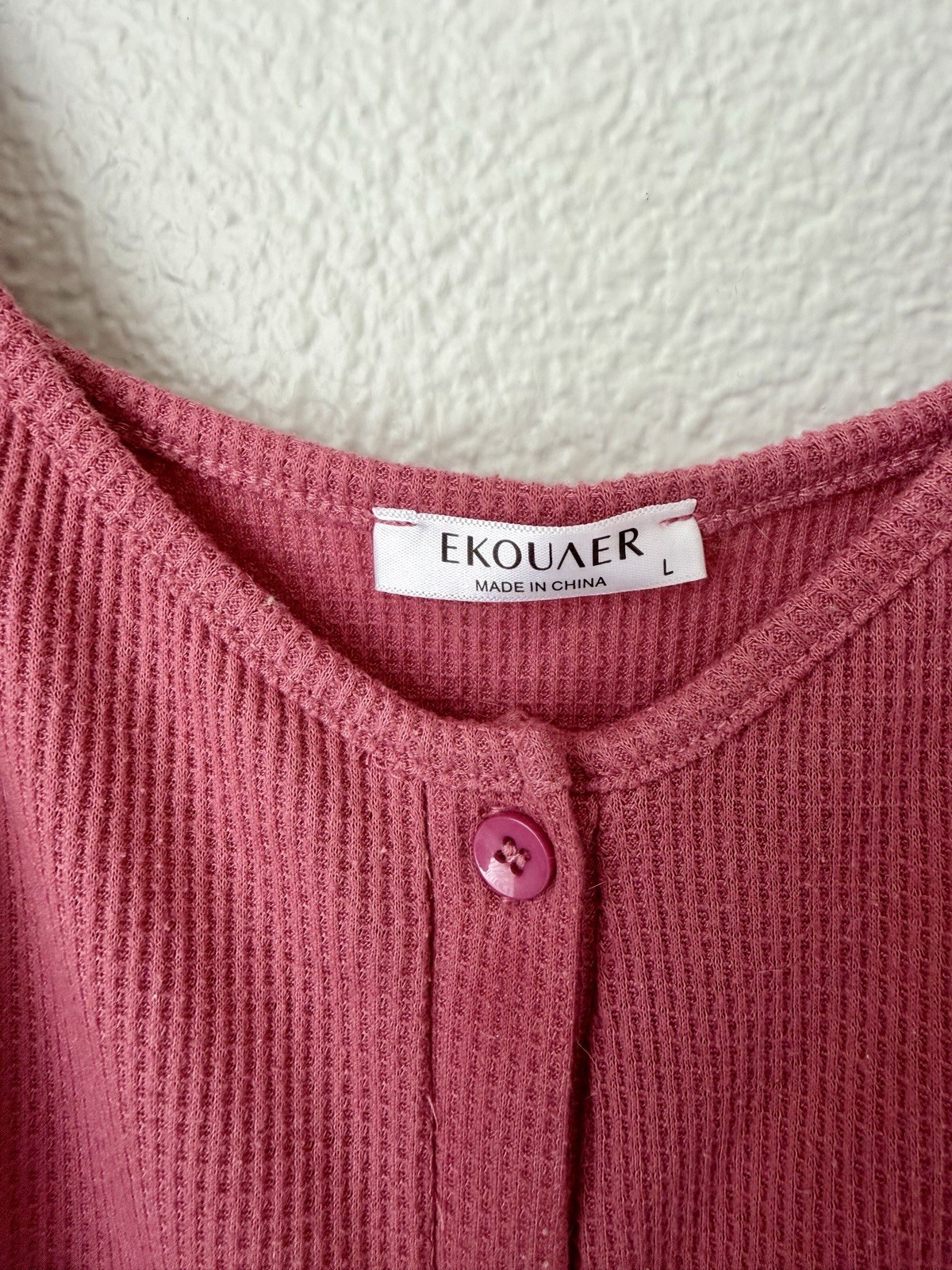 Pink Ekouaer Spaghetti Strap Button Up Dress – Size Large Tank Dress