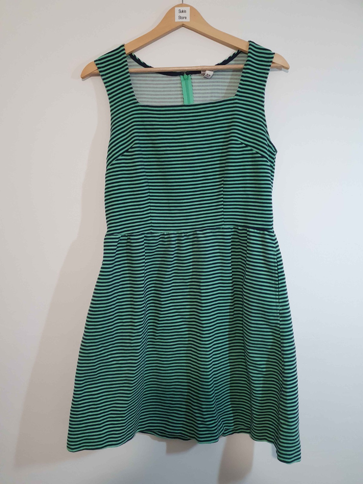 Women’s Merona Small Stripes Sleeveless Summer Dress Size M/M