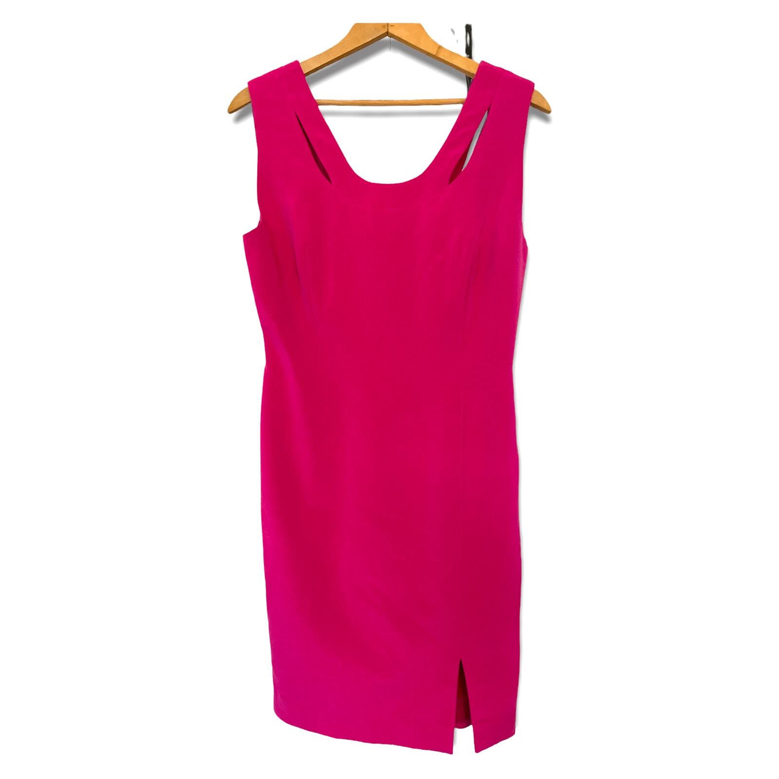 YL Hot Pink Silk Mini Dress Size 6