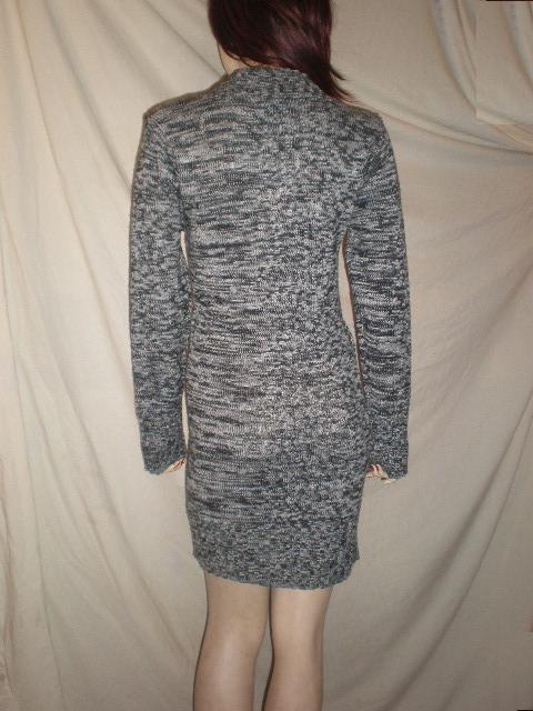 DOLLHOUSE Knit Dress Gray Black L