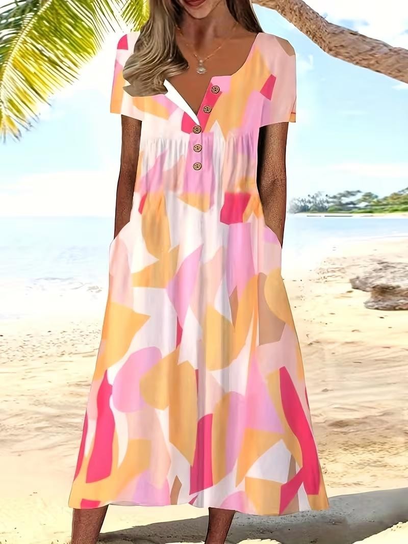 Plus Size – Soft Graceful Midi Dress – Henley Beauty ✨New