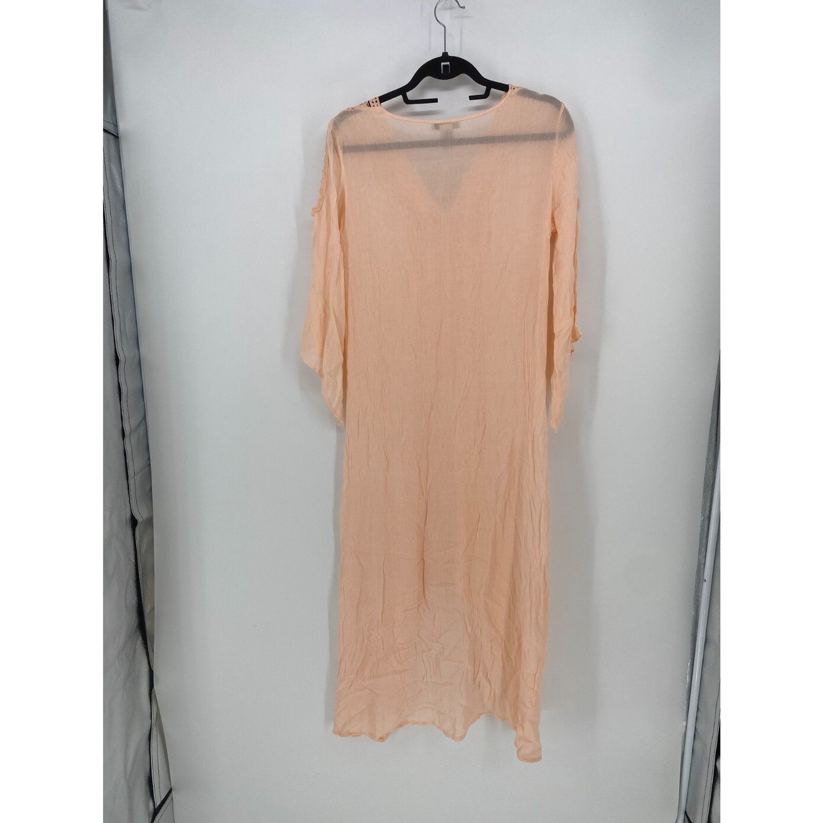 NWT Cute Options Semi-Sheer Boho High-Low Kaftan Duster Womens Small
