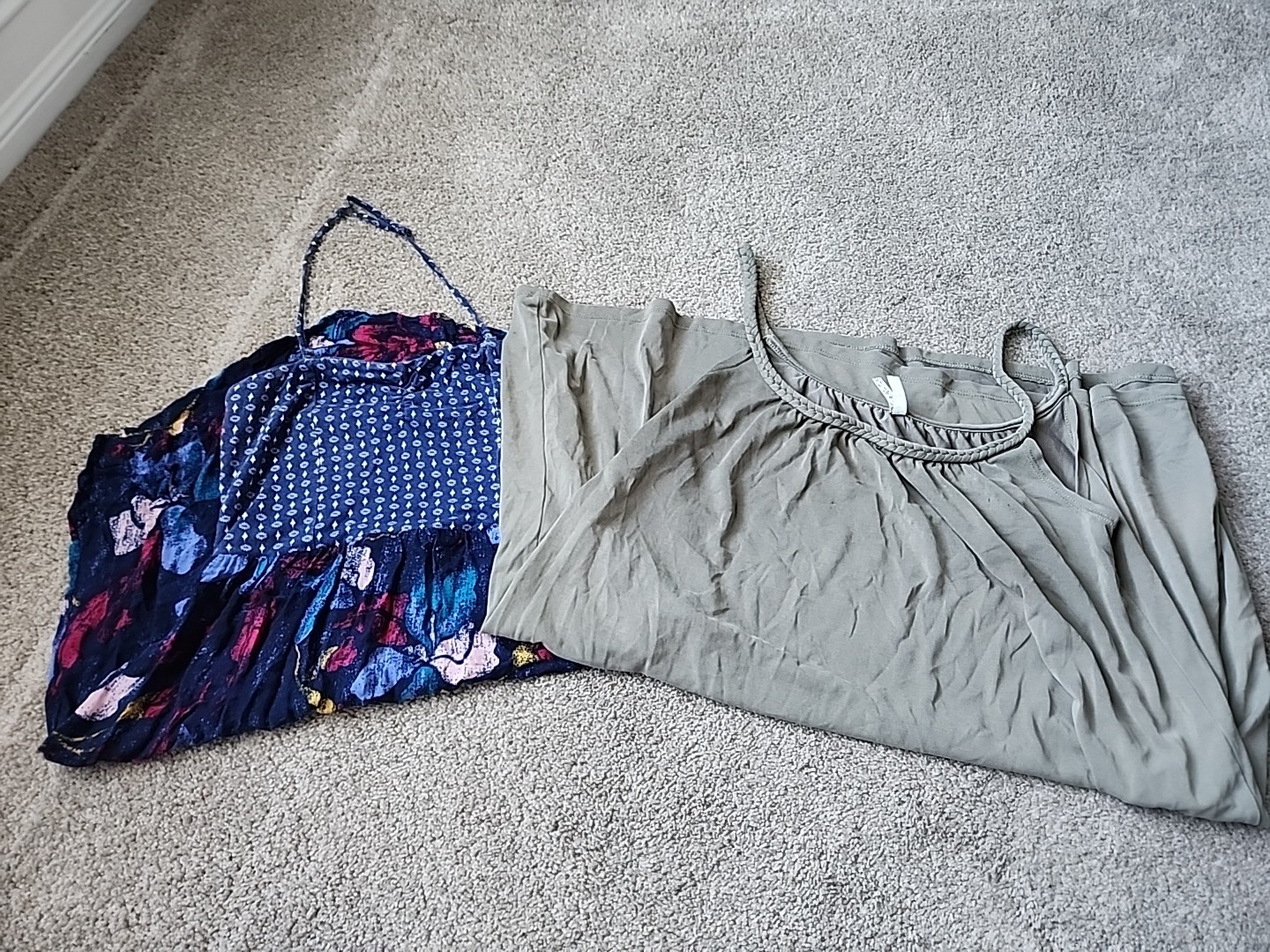 Roxy & Mudd XS Summer Dress / Beach Cover-Up Lot – Boho & Neutral – Used Good