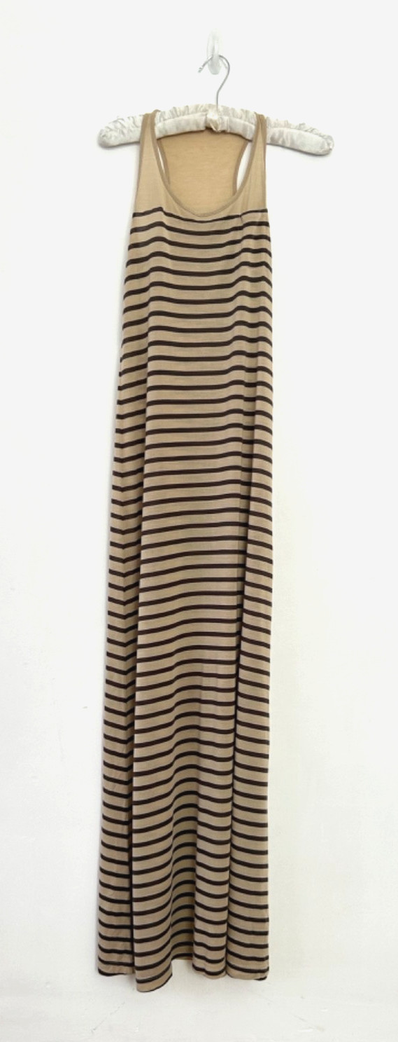 Day Birger et Mikkelsen Dress Women’s Striped Jersey Lyocell Maxi Size S